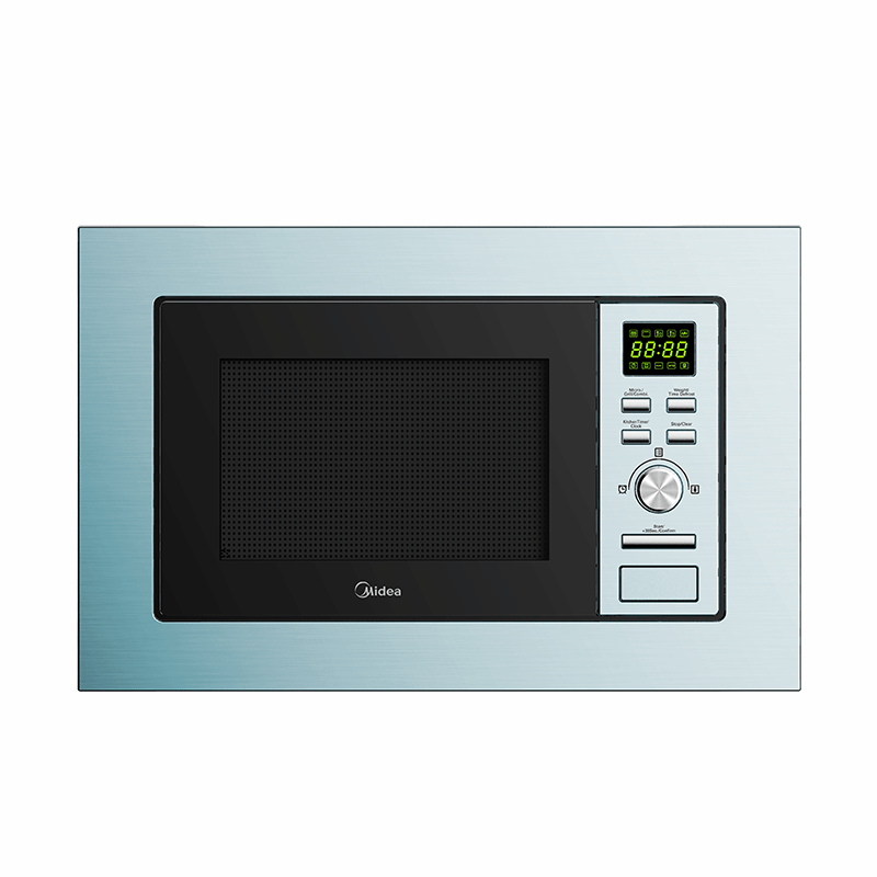 Microonde 17 litri da incasso con estetica acciaio inox 
