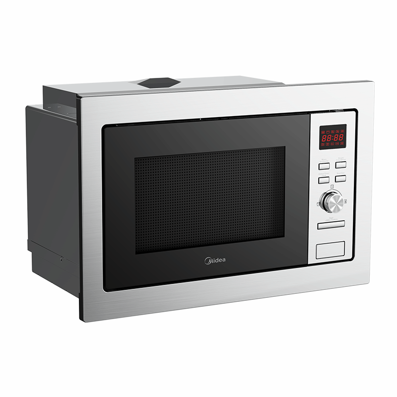 Microonde 20 litri da incasso con estetica acciaio inox 
