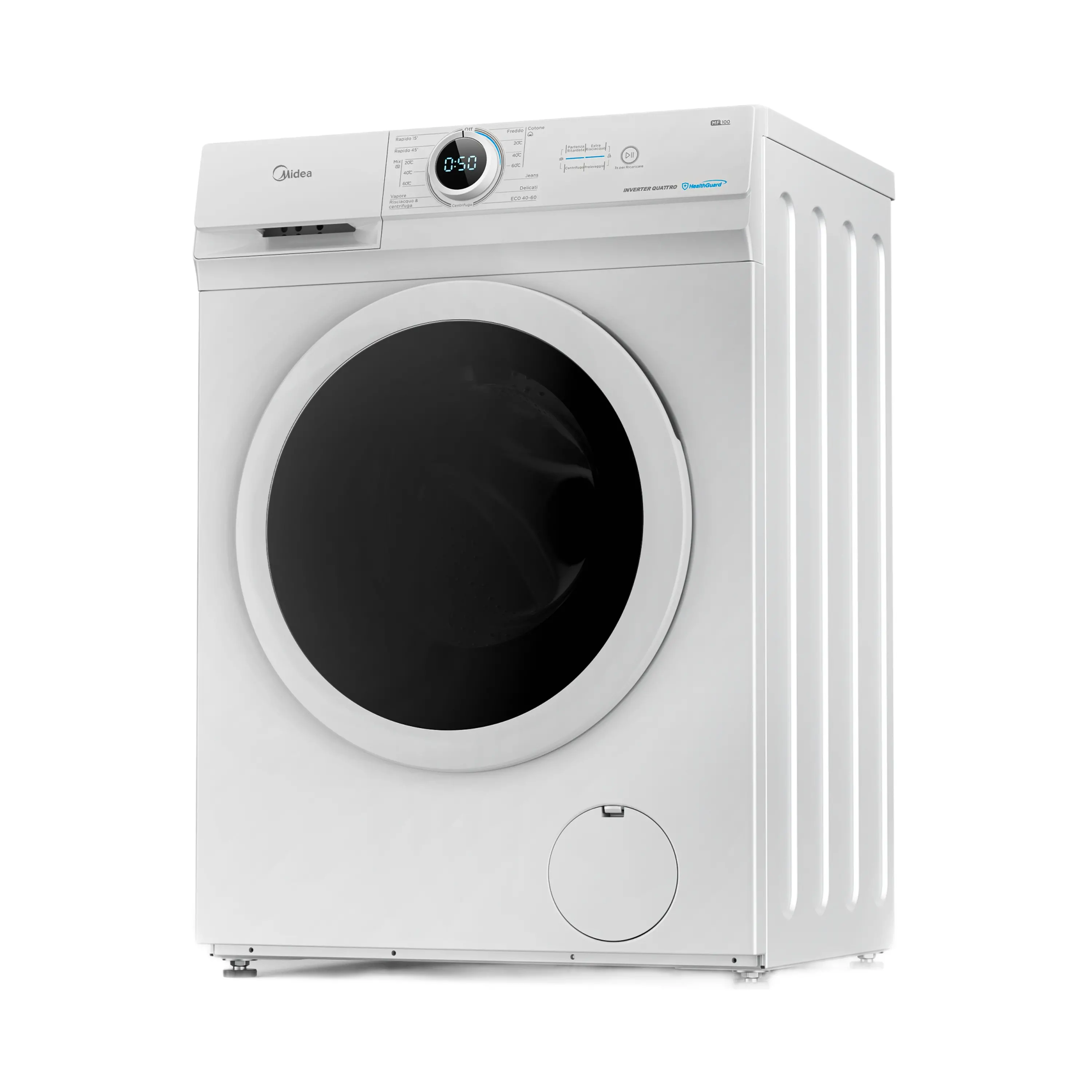 Lavatrice a carica frontale Serie Lunar 9 Kg - Bianca