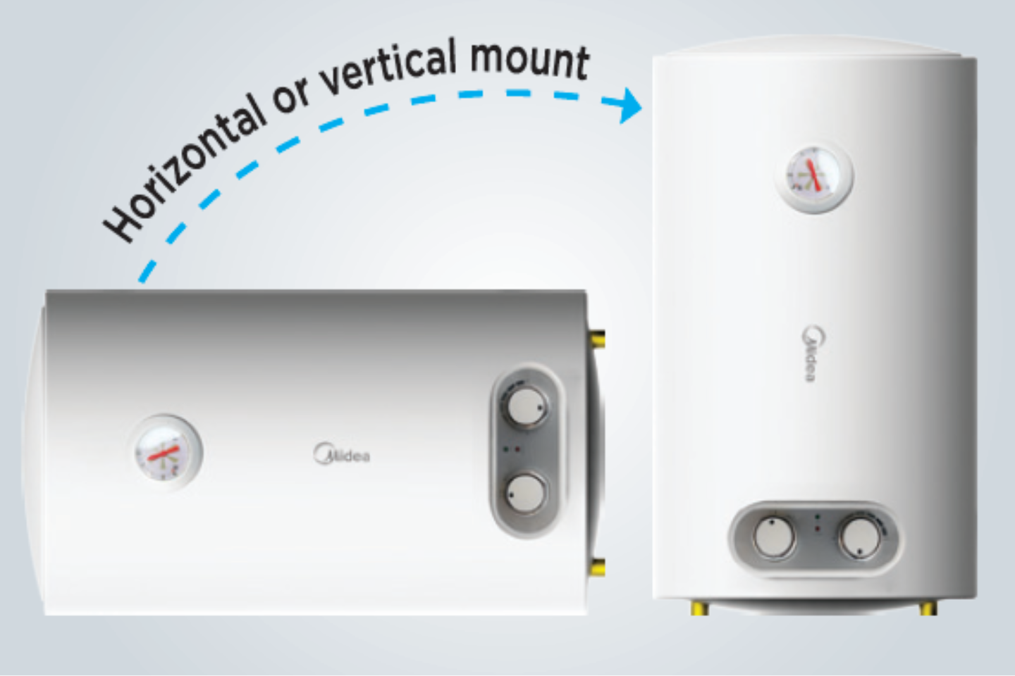 HORIZONTAL OR VERTICAL MOUNT