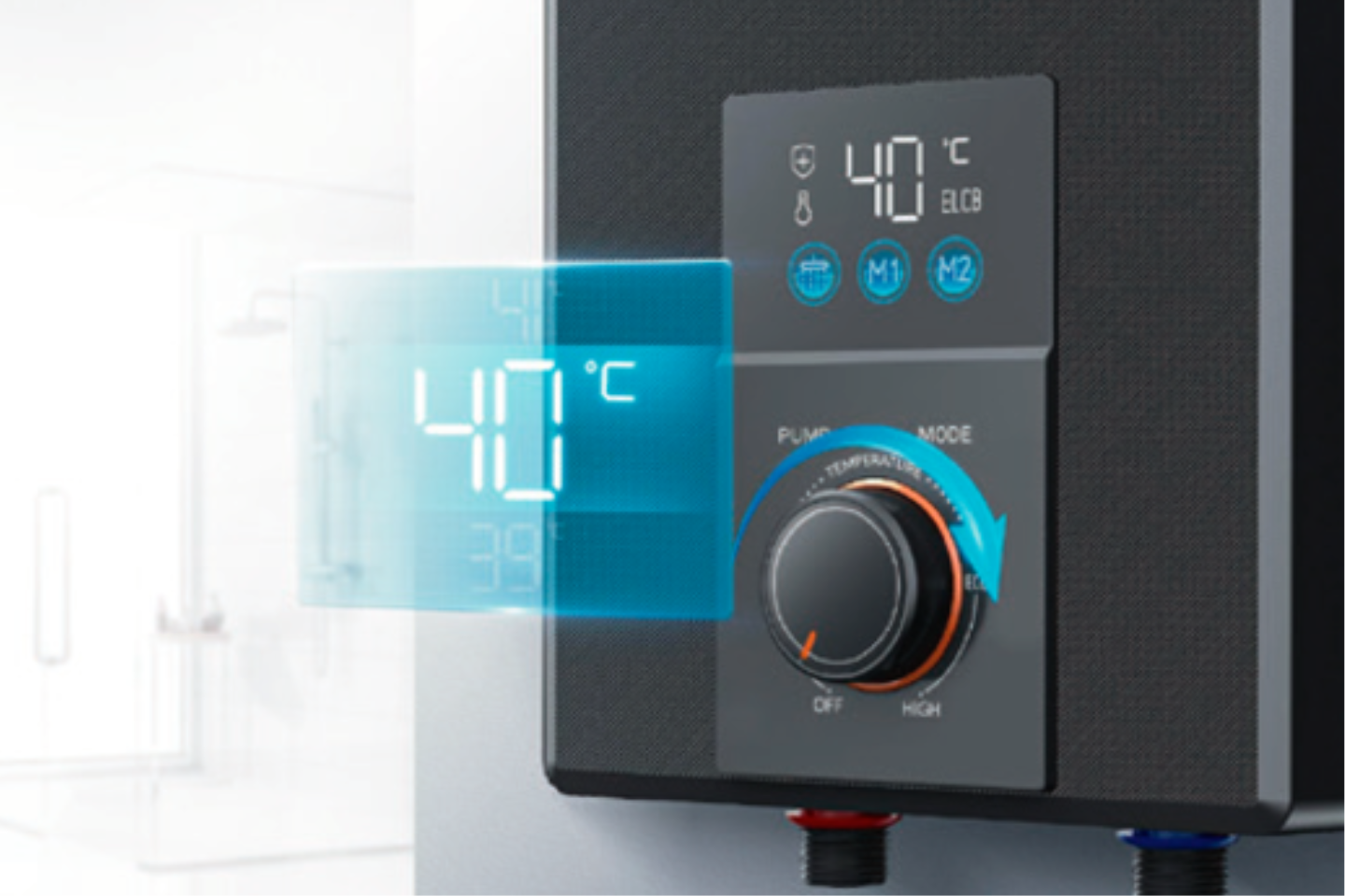 Accurate Temp Control  With Display, No Need To Adjust Again & Again