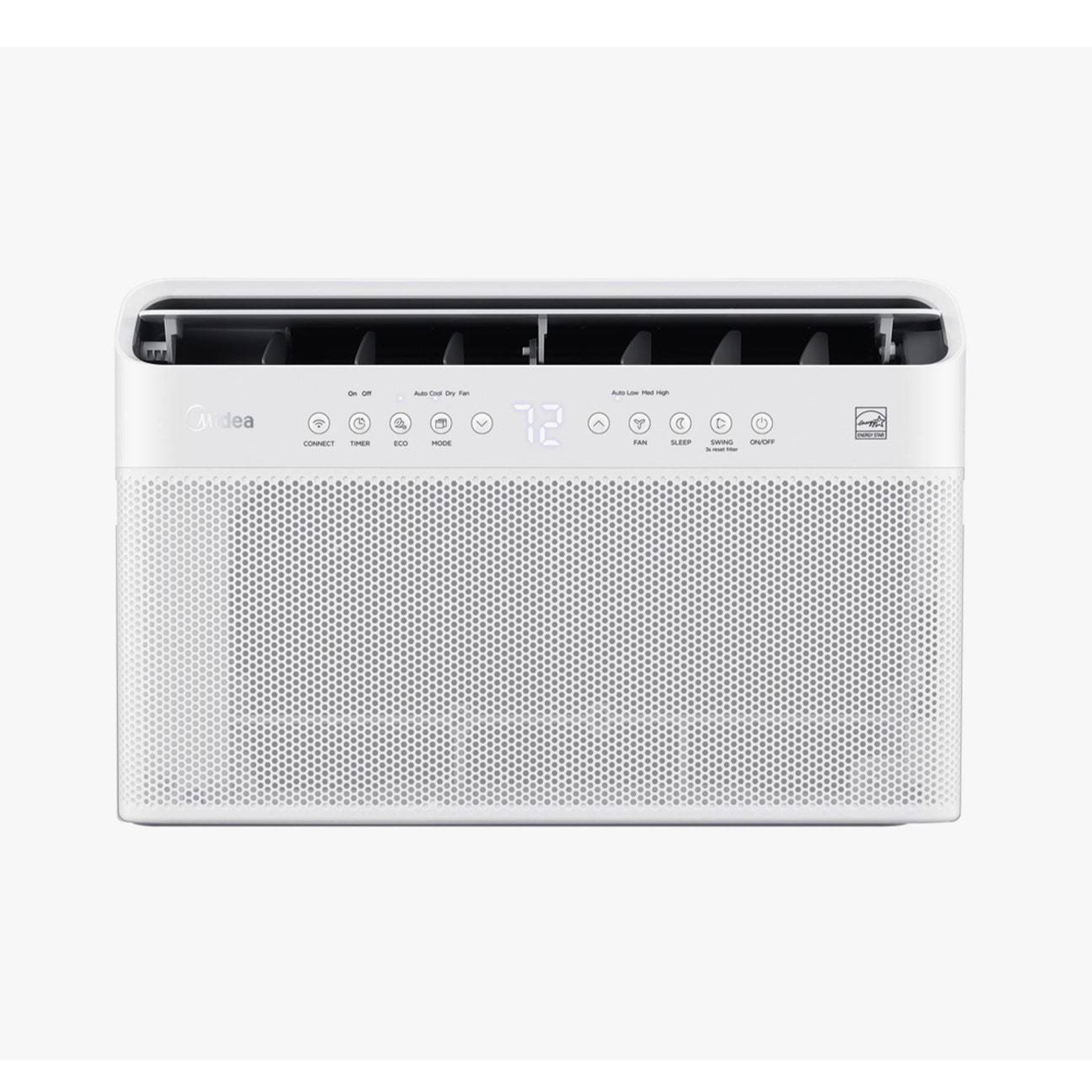 Midea Window/Split Inverter AC side view, showcasing its clean lines and simple construction