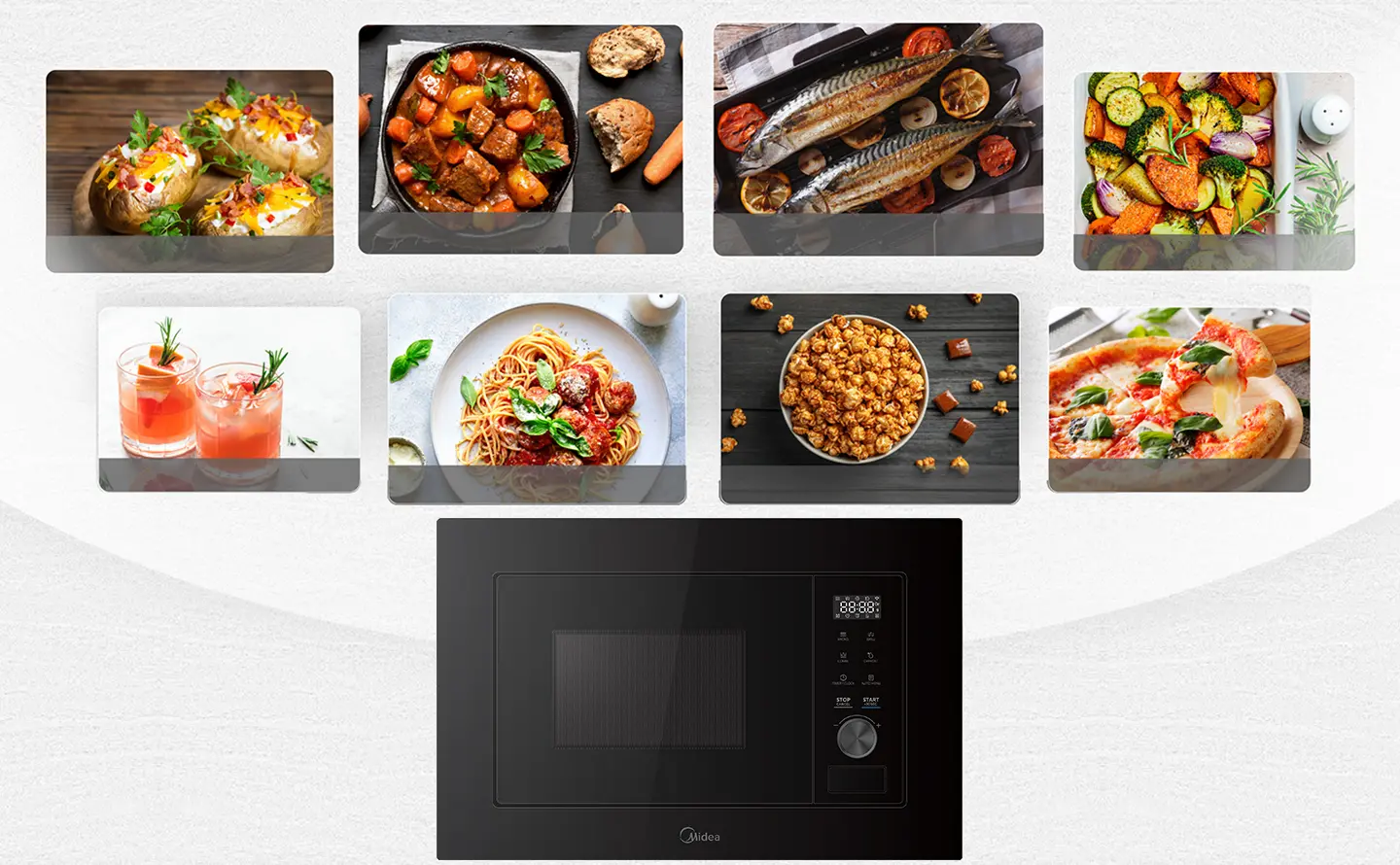 Menus automáticos pré-definidos