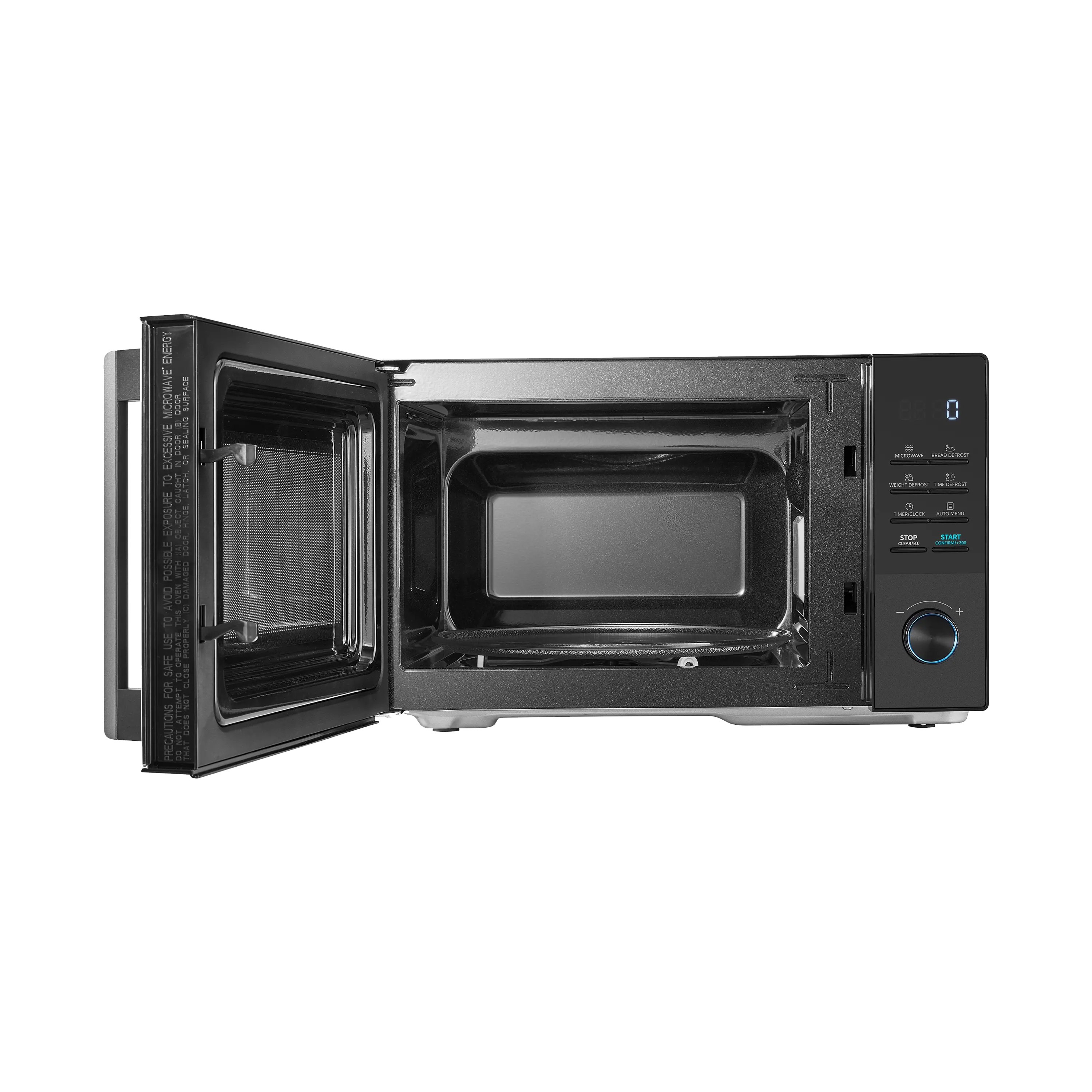 Midea-Microwave-Oven-Solo-AM9P02-PB0F00-Product-Image-Front-with-Door-Open