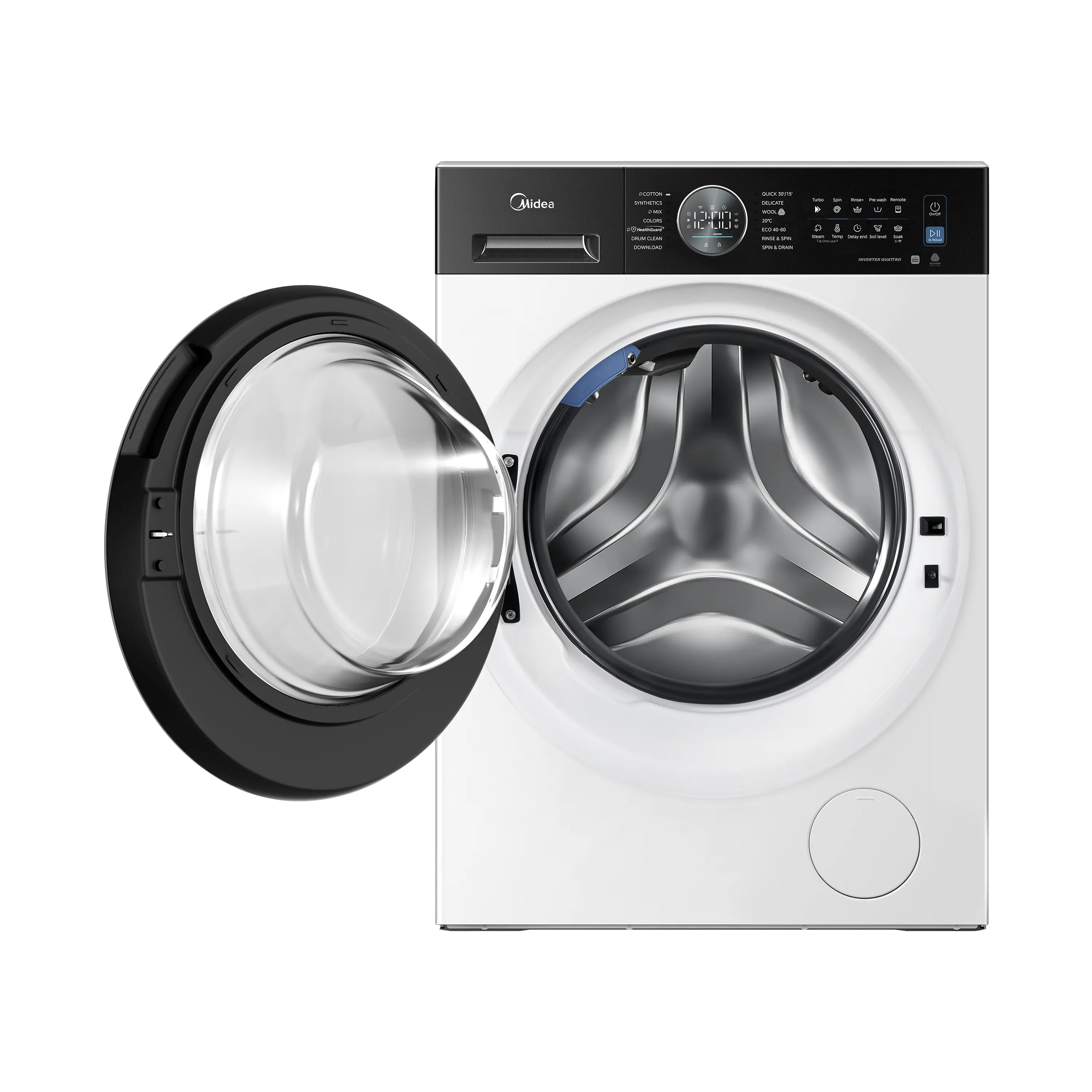 Midea-Laundry-Front-Loading-Washer-MF210-Front-Loading-Washer-Product-Image-2-front-open-the-d-1-