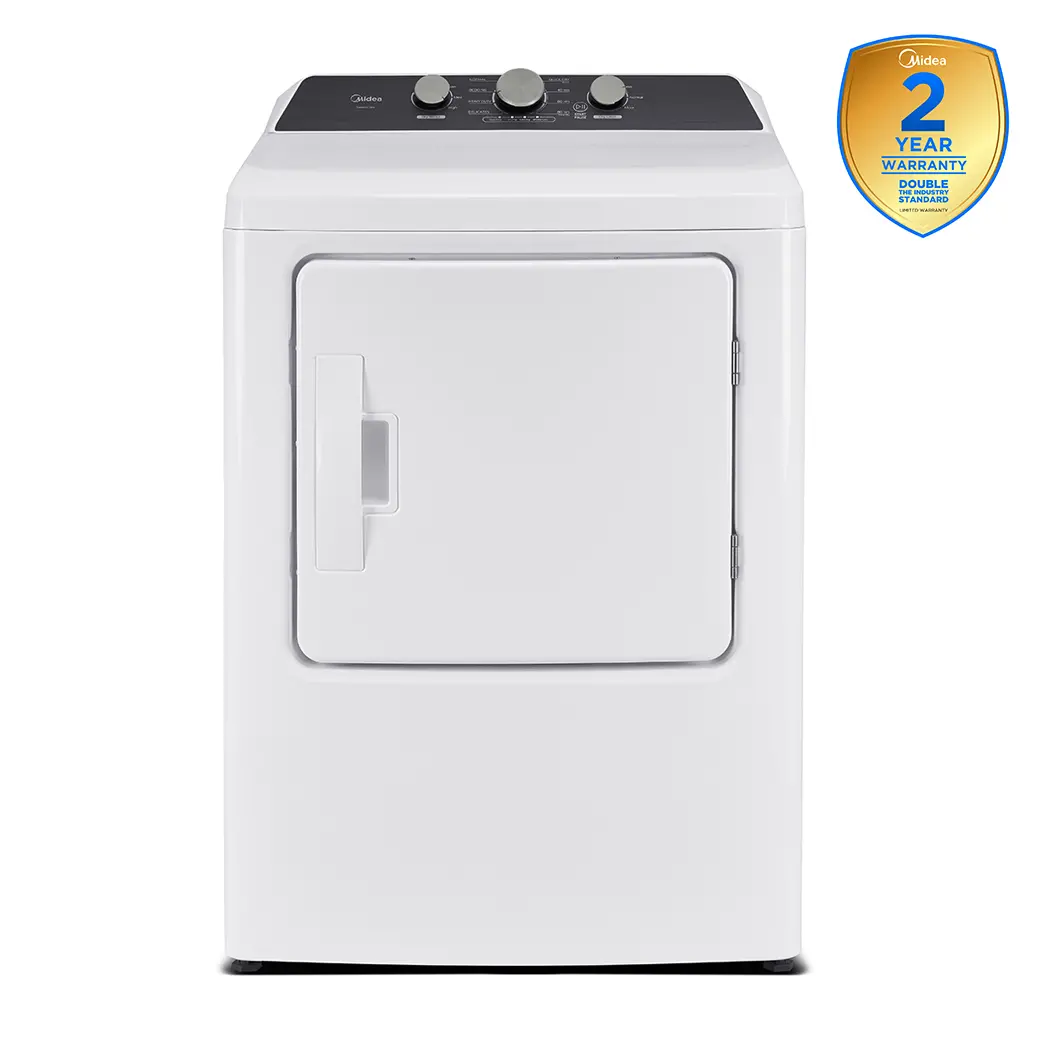 7.0 cu. ft. white gas dryer with sensor dry and 3-way venting