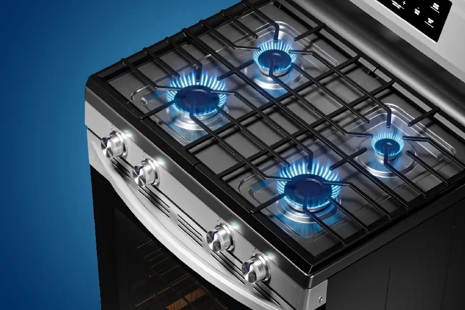 Versatile 4-Burner Cooktop