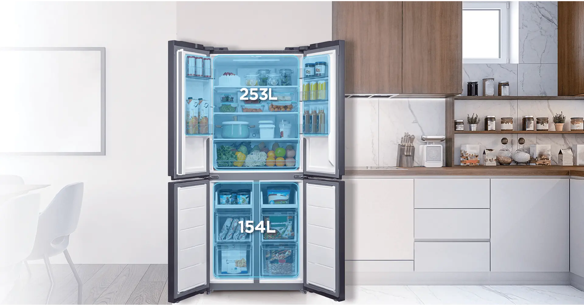 Generous Storage Space