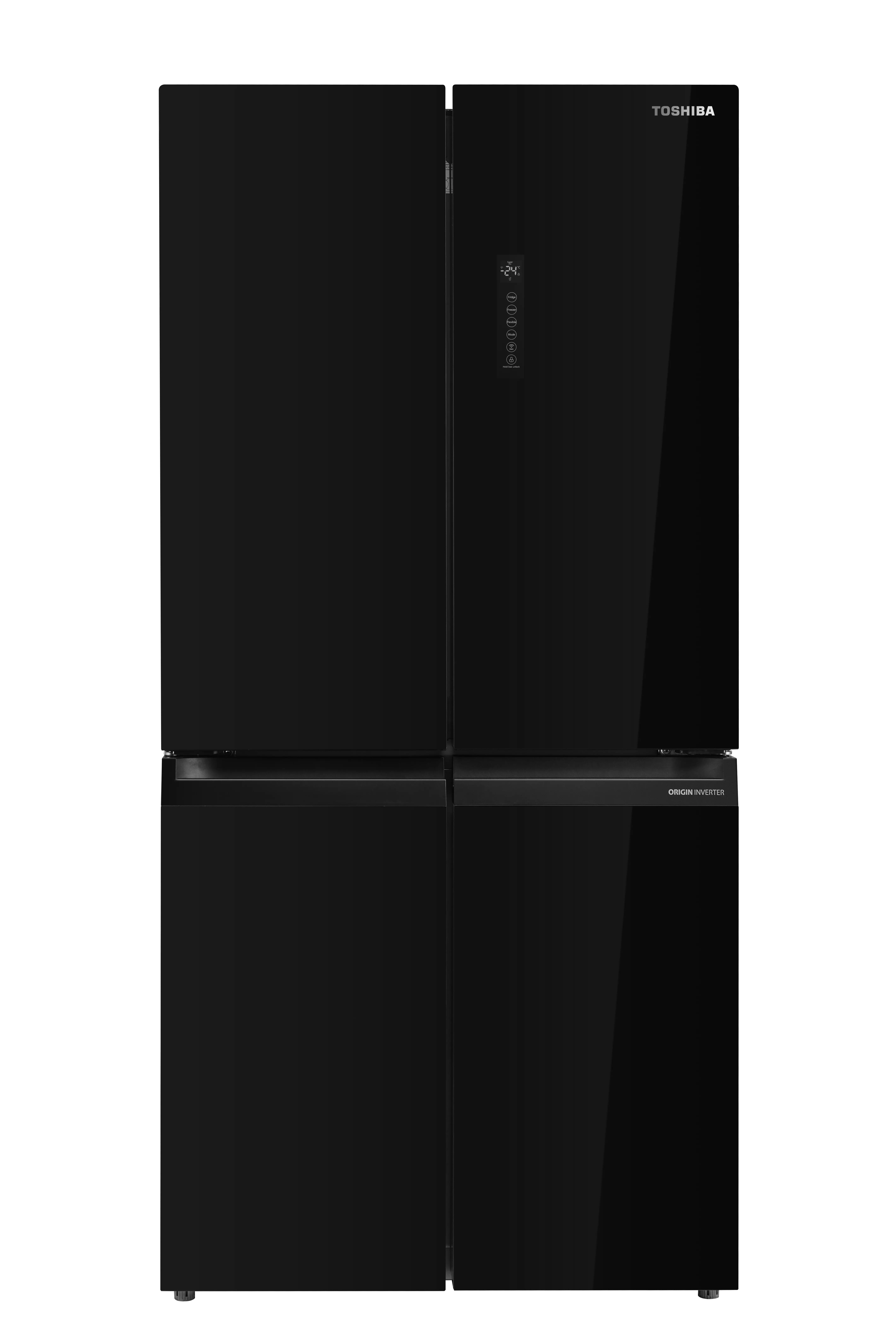 1-东芝GR-RF611黑玻璃-正面