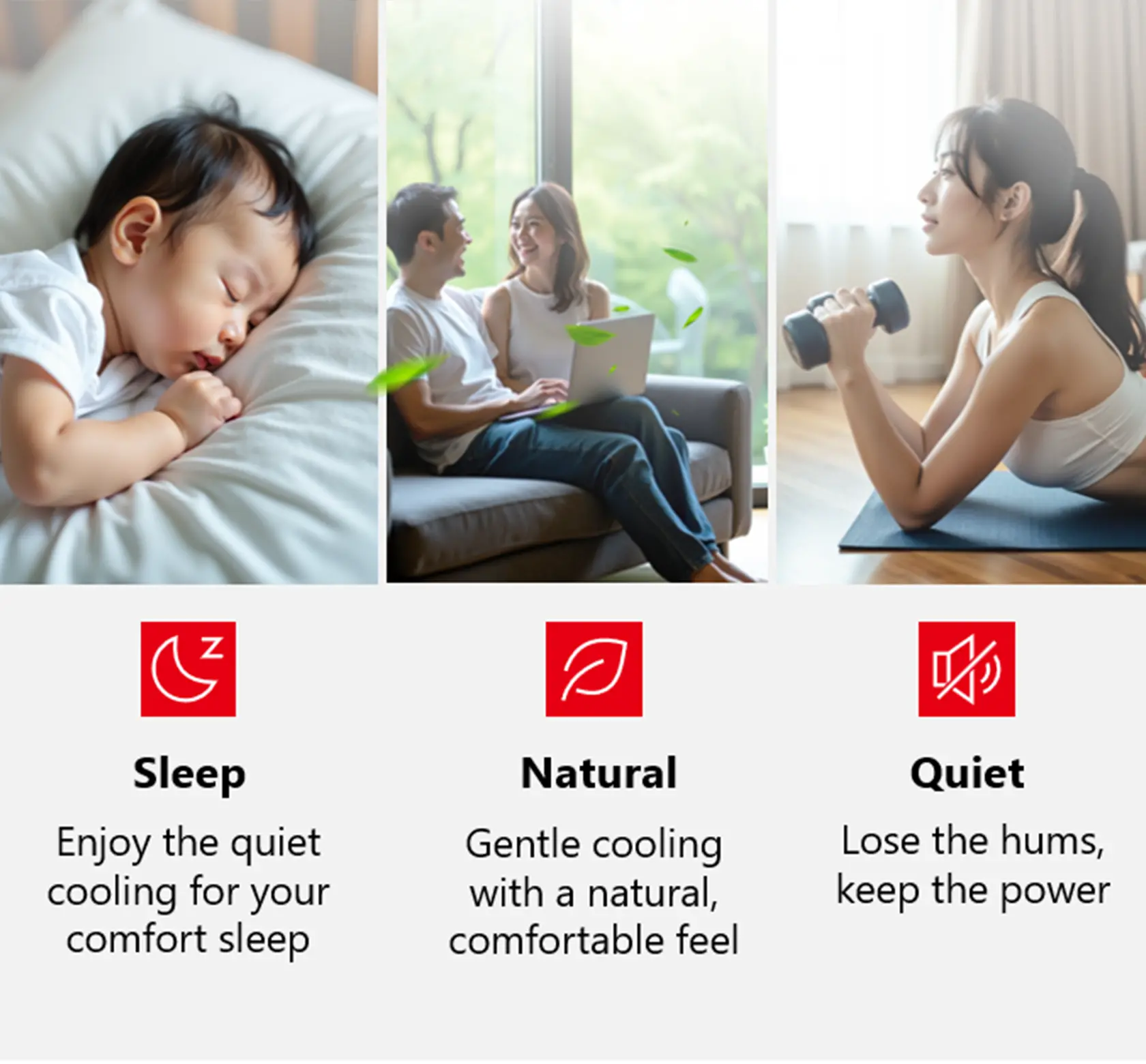 3 Smart Fan Modes