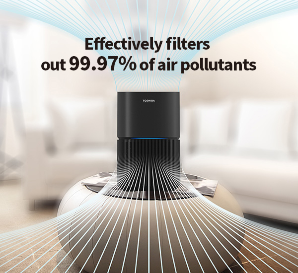 220 m³/hr CADR (Clean Air Delivery Rate)