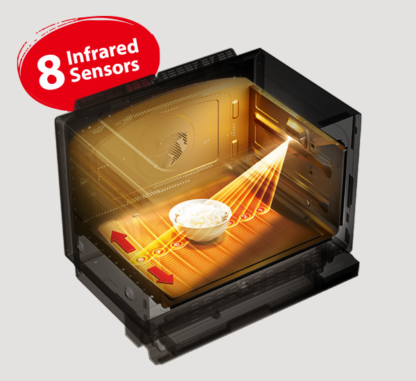 8 Infrared Sensors 