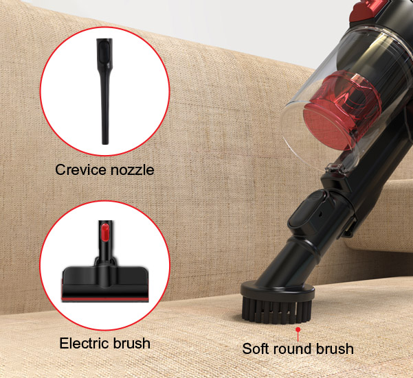 Multiple Accessories for Quick Switching 