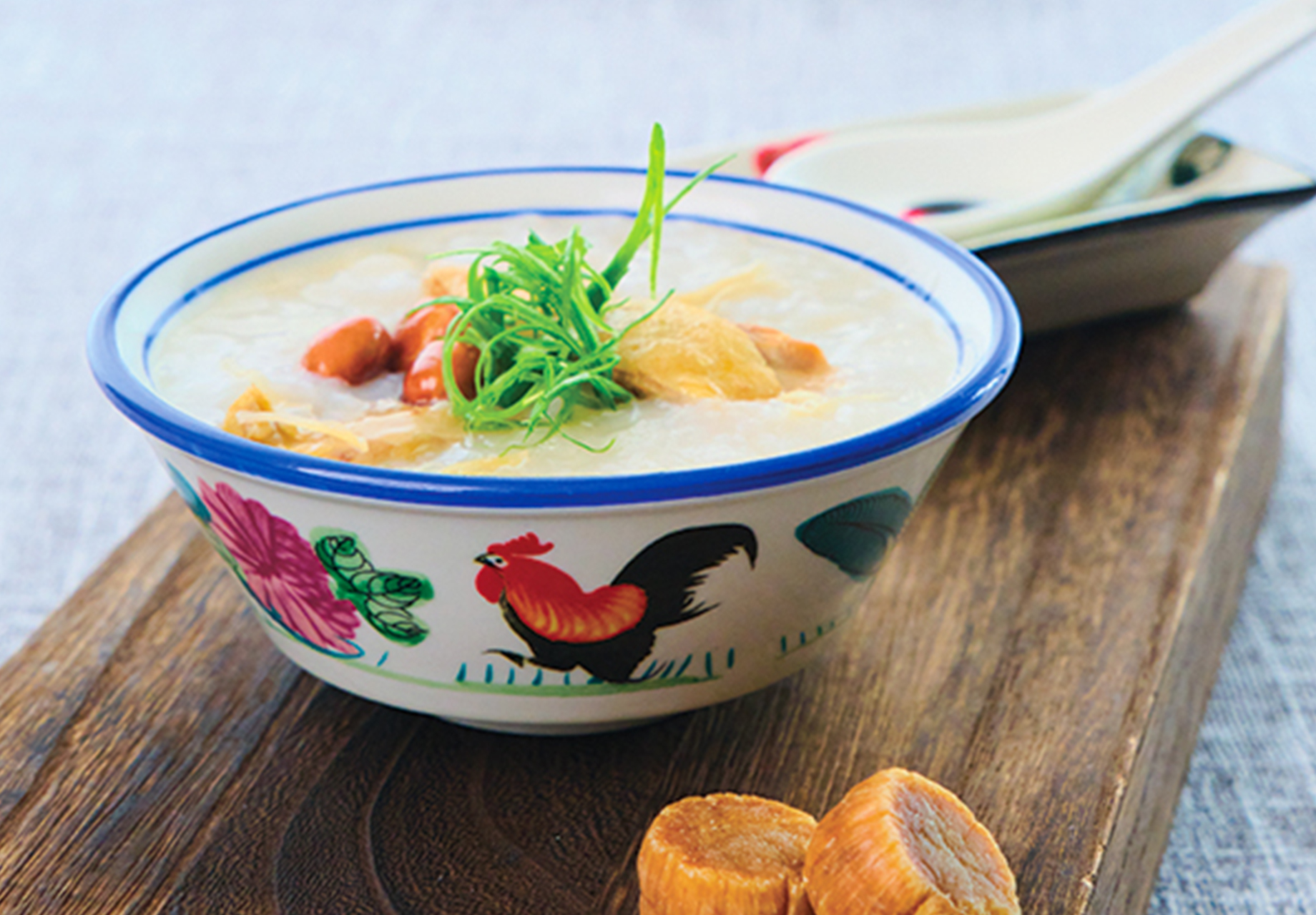 Pressure-Cooker-Chicken-Porridge-with-dried-scallops-Recipe