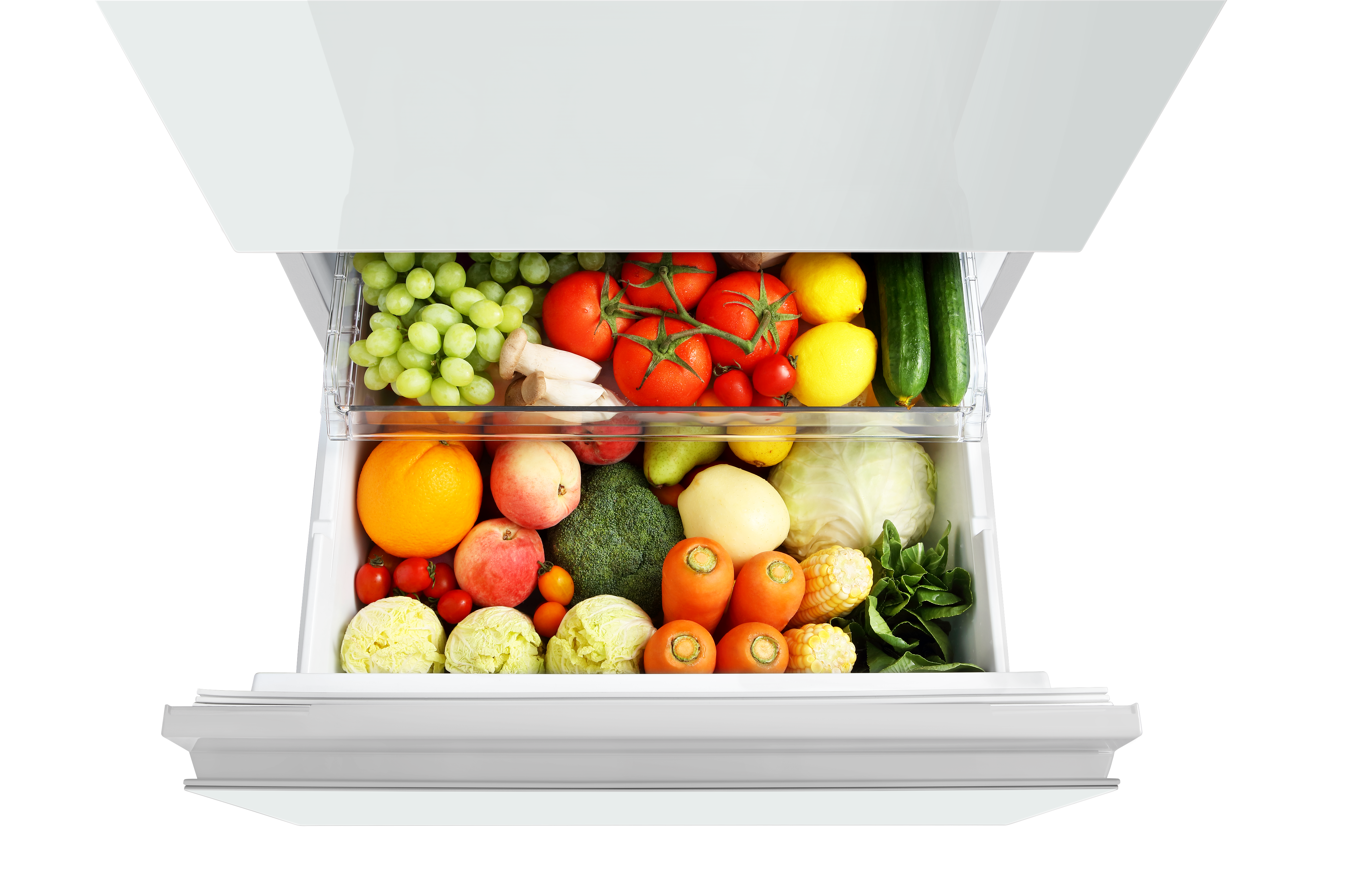 Extra-large vegetable compartment 