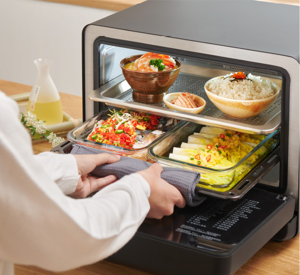 4 in 1 Steam, Space-saving Time-saving