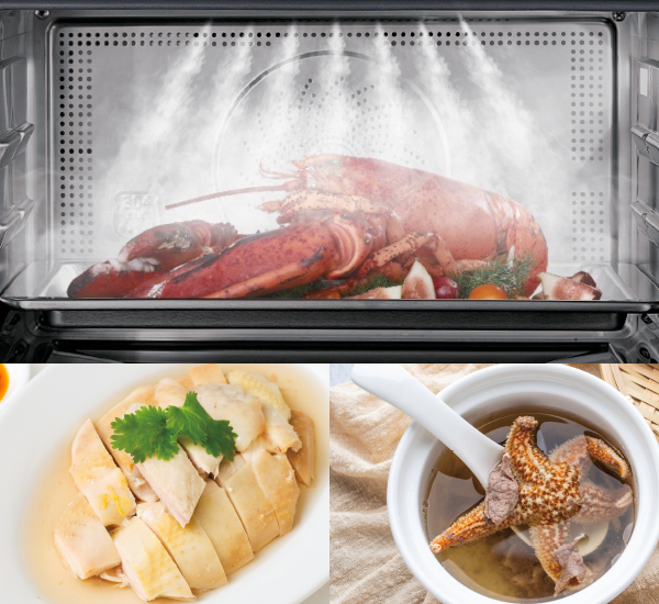 3 Steam Modes, Easy Steaming In One Go