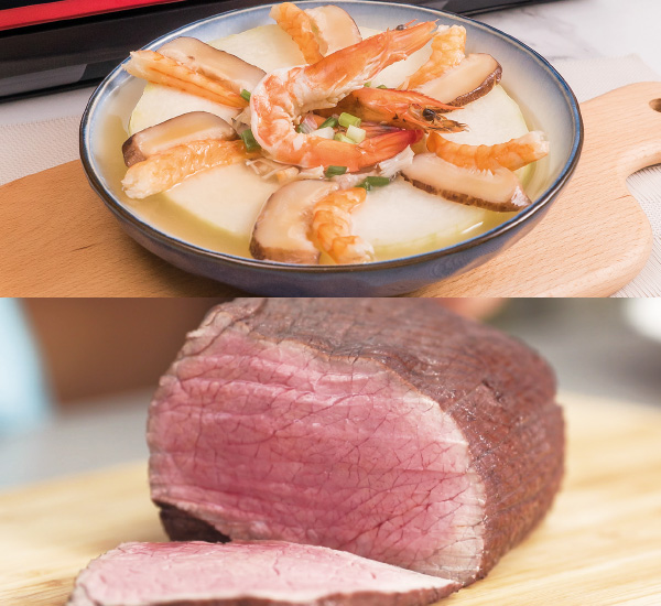 2 Pure Steam Functions, Tender and Juicy 