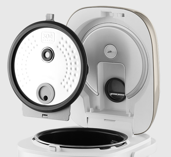 Detachable Design for the Inner Lid and Steam Vent