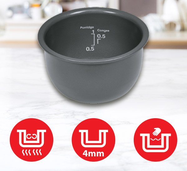 Non-Stick Easy-to-Clean, The Durable Thick Pot