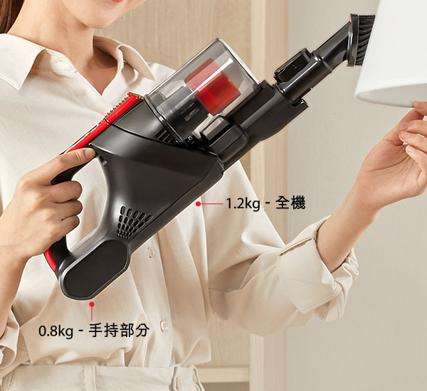 輕身設計．手感輕盈 