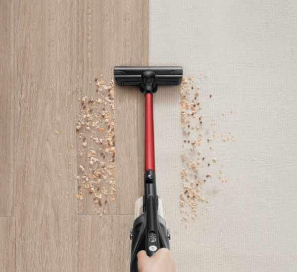 Powerful dust compression, small container large capacity 