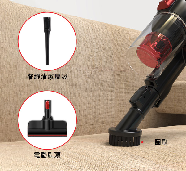 多種配件靈活運用 