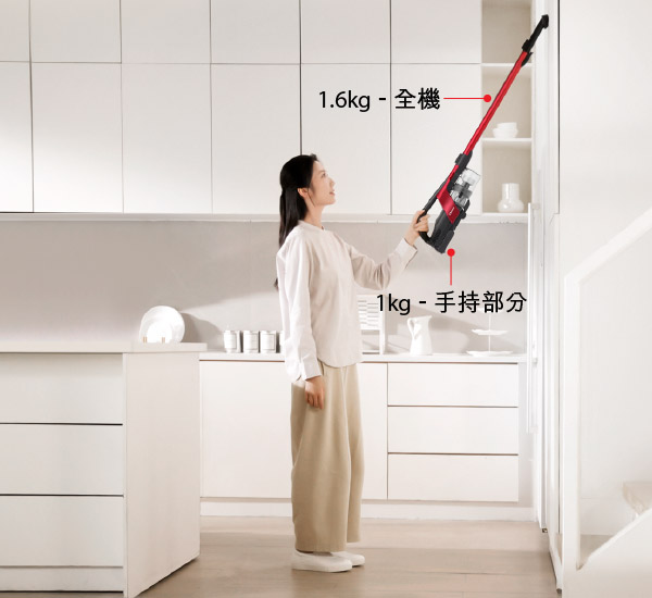 輕身設計．手感輕盈 