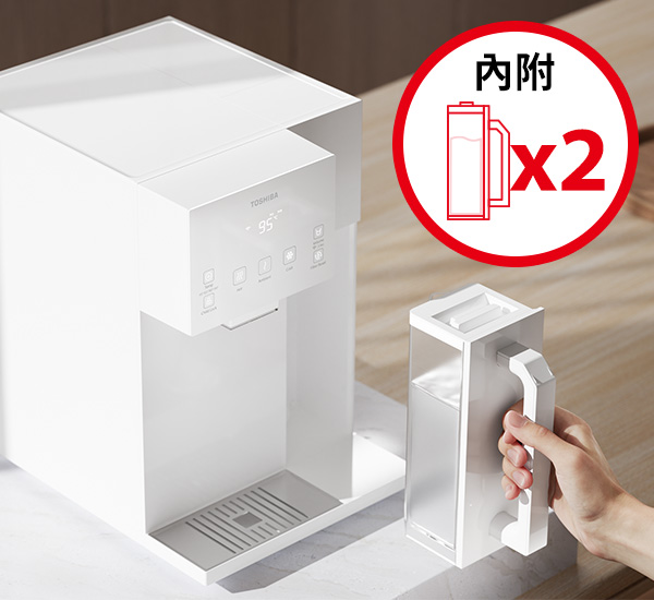 可拆式淨水壺2個