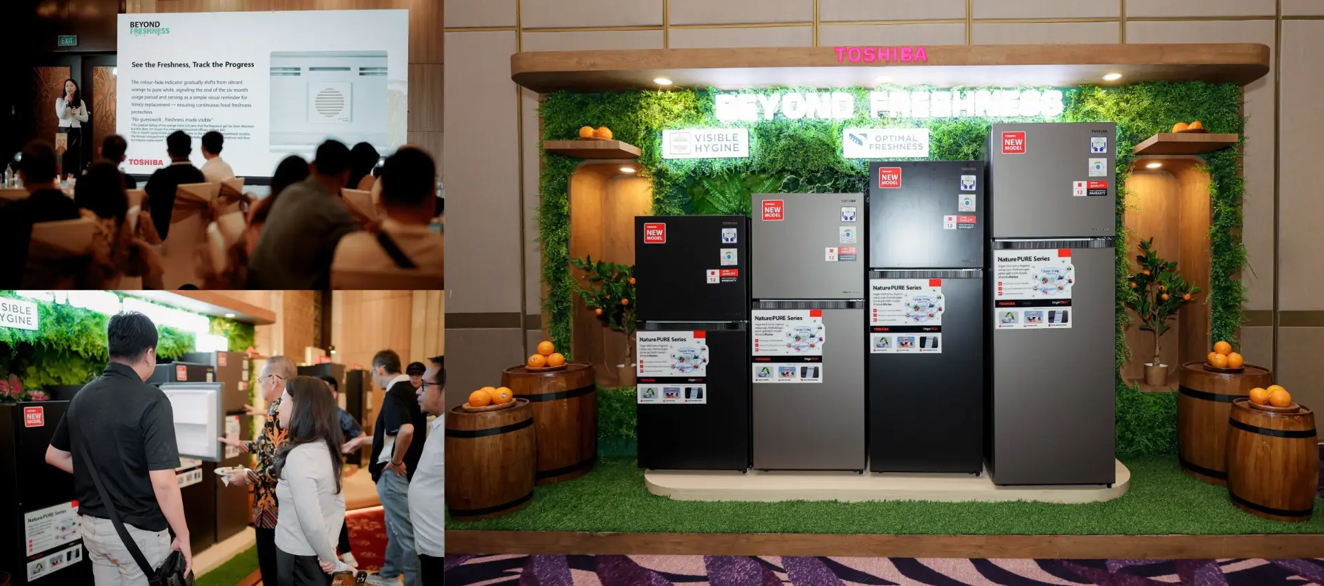 Toshiba Hadirkan Kulkas Dua Pintu Terbaru melalui Product Introduction Roadshow di Tiga Kota