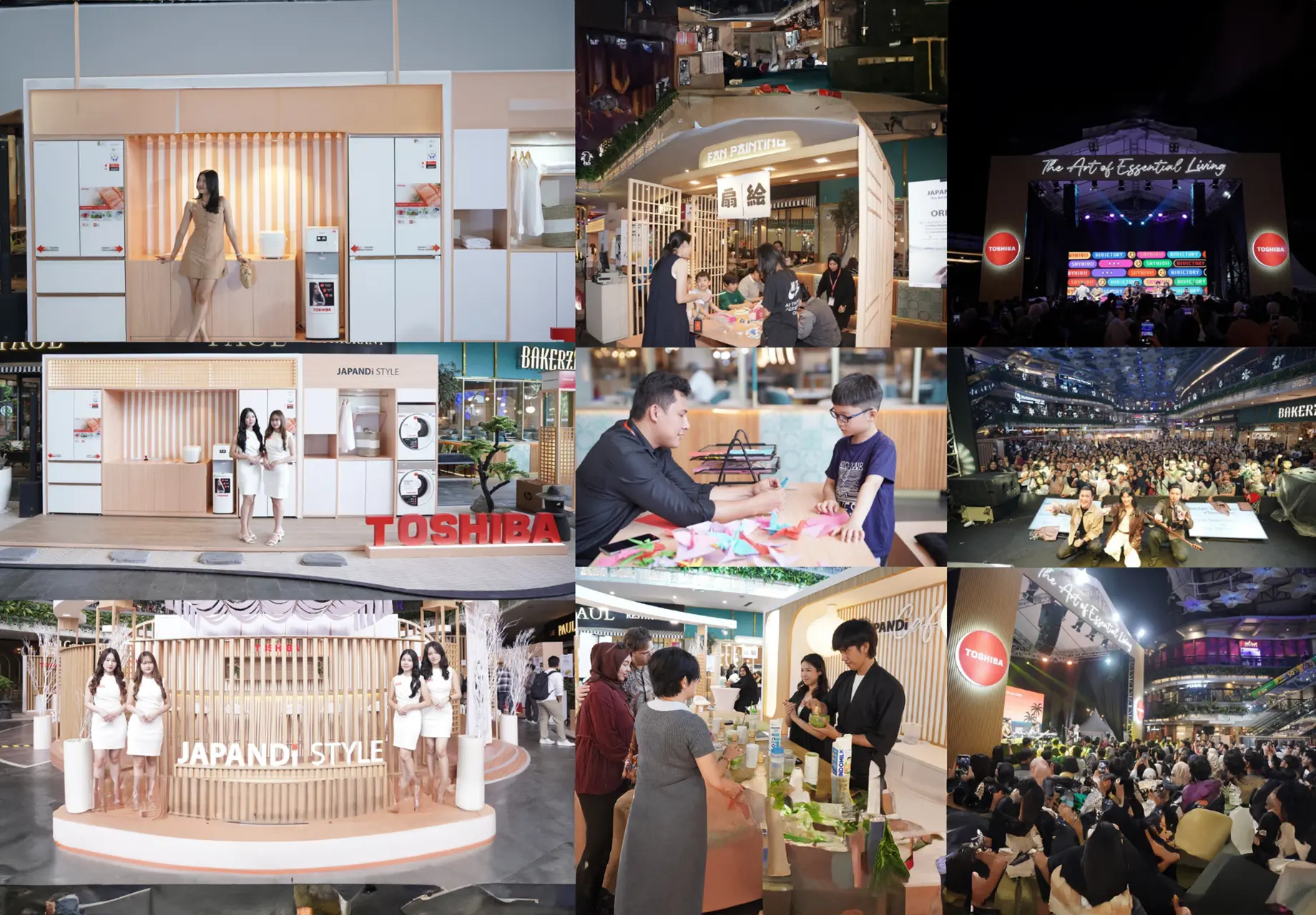 Pameran Toshiba Japandi Style