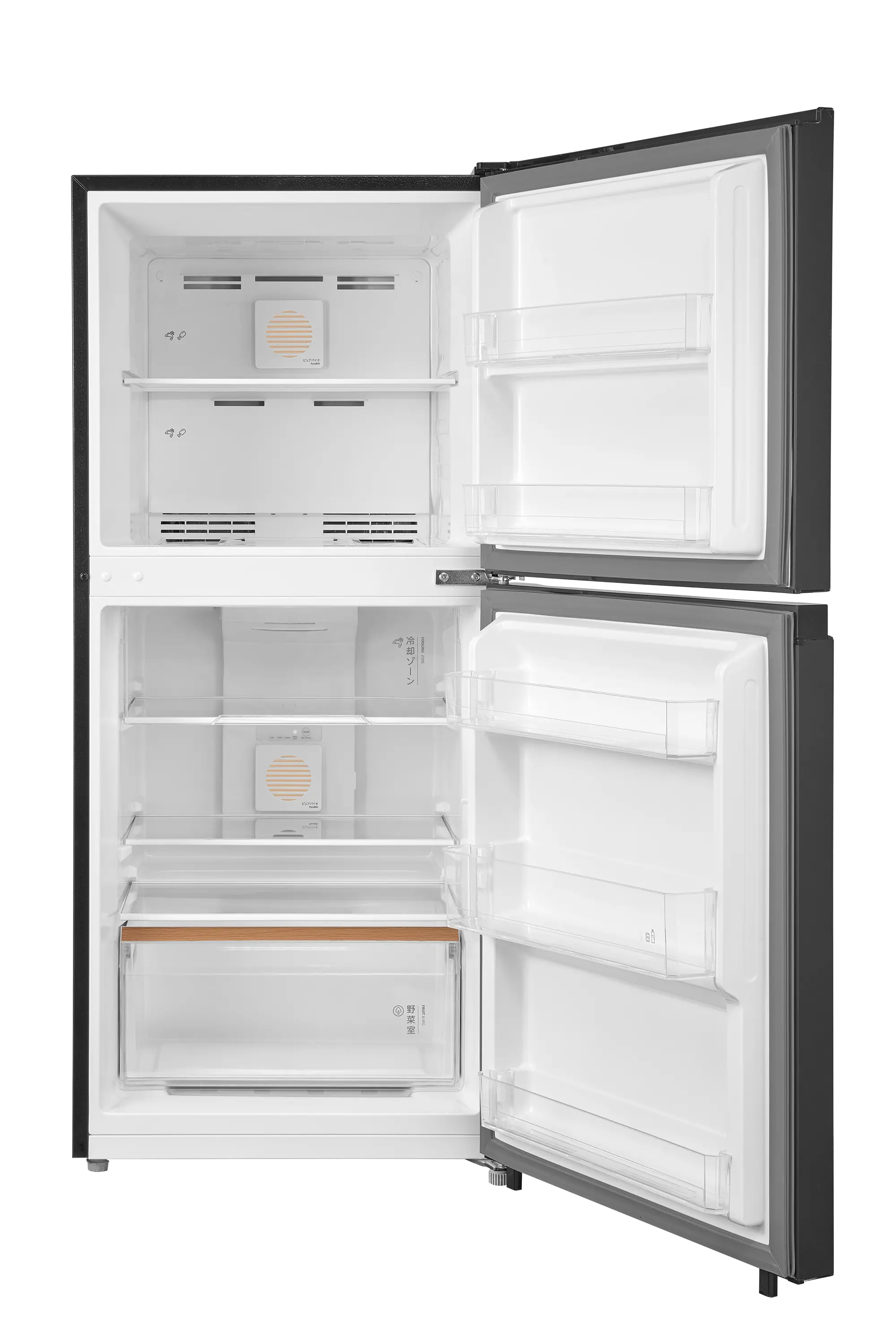 Kulkas-2-Pintu-Inverter-Toshiba-GR-RT236WE-PMF-68-Open-Empty