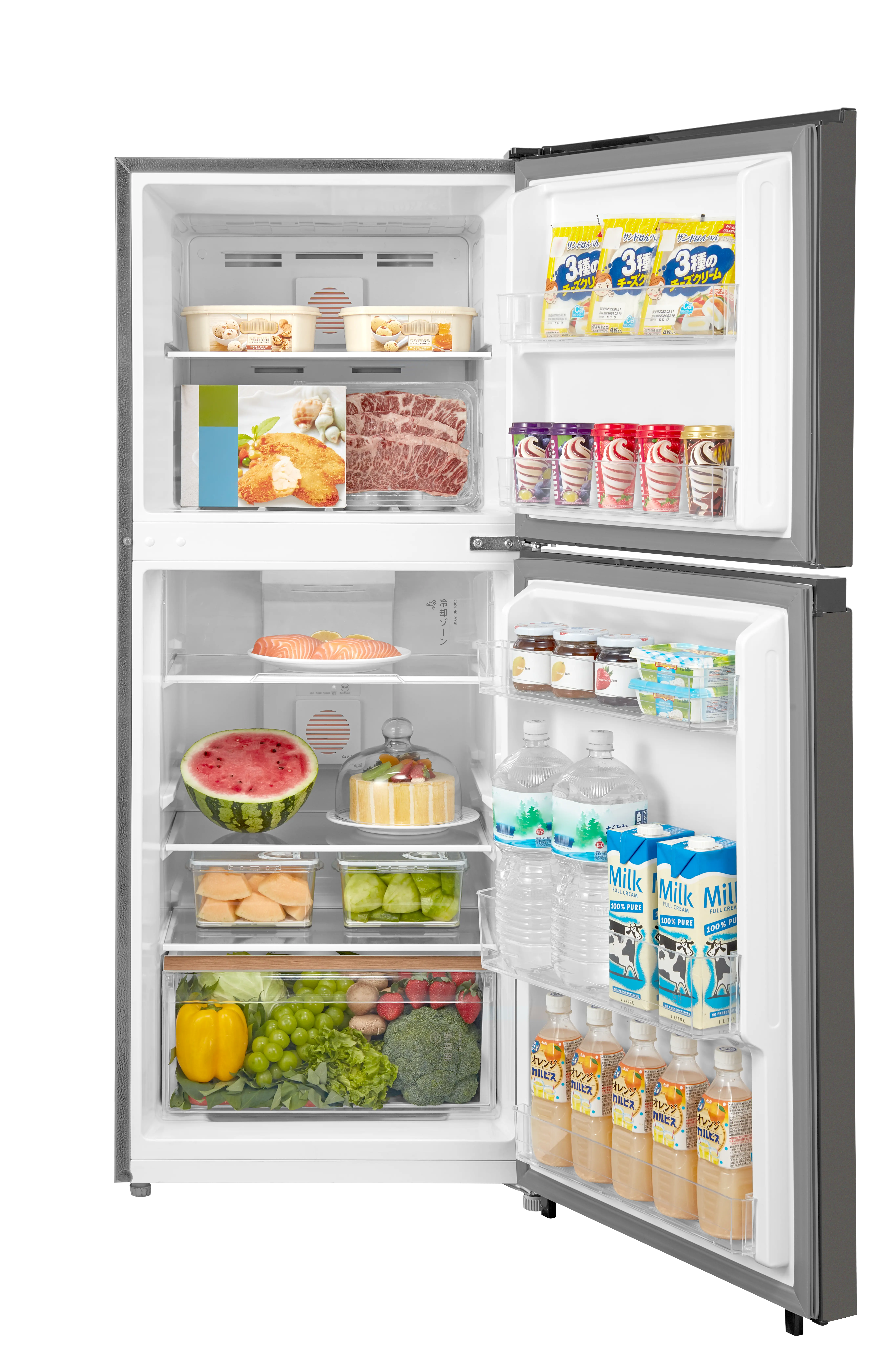 Kulkas-2-Pintu-Inverter-Toshiba-GR-RT270WE-PMF(50)-Open-Full