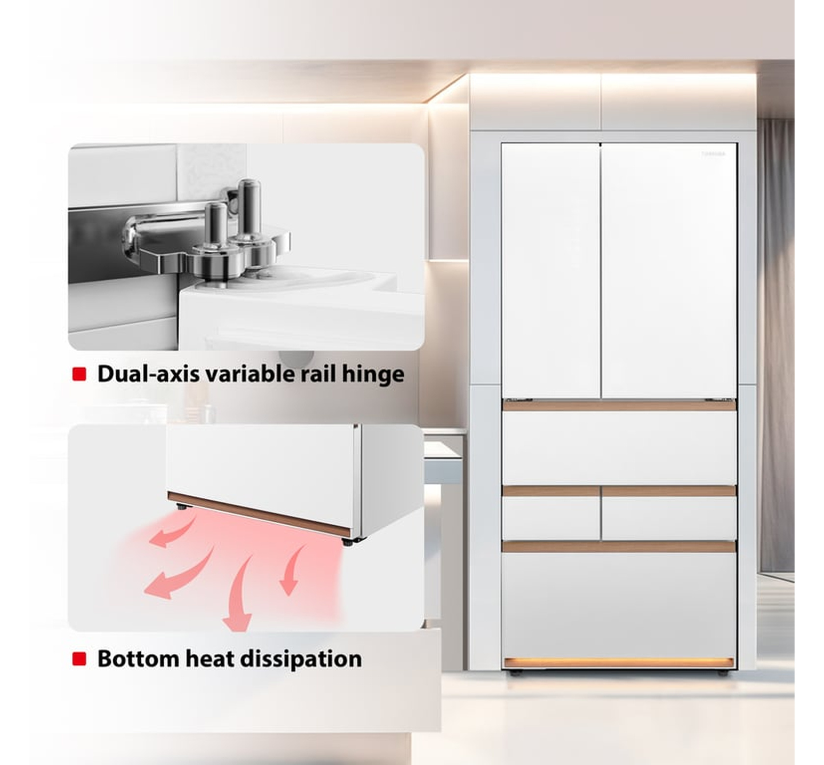 Muji warm-grey kitchen set