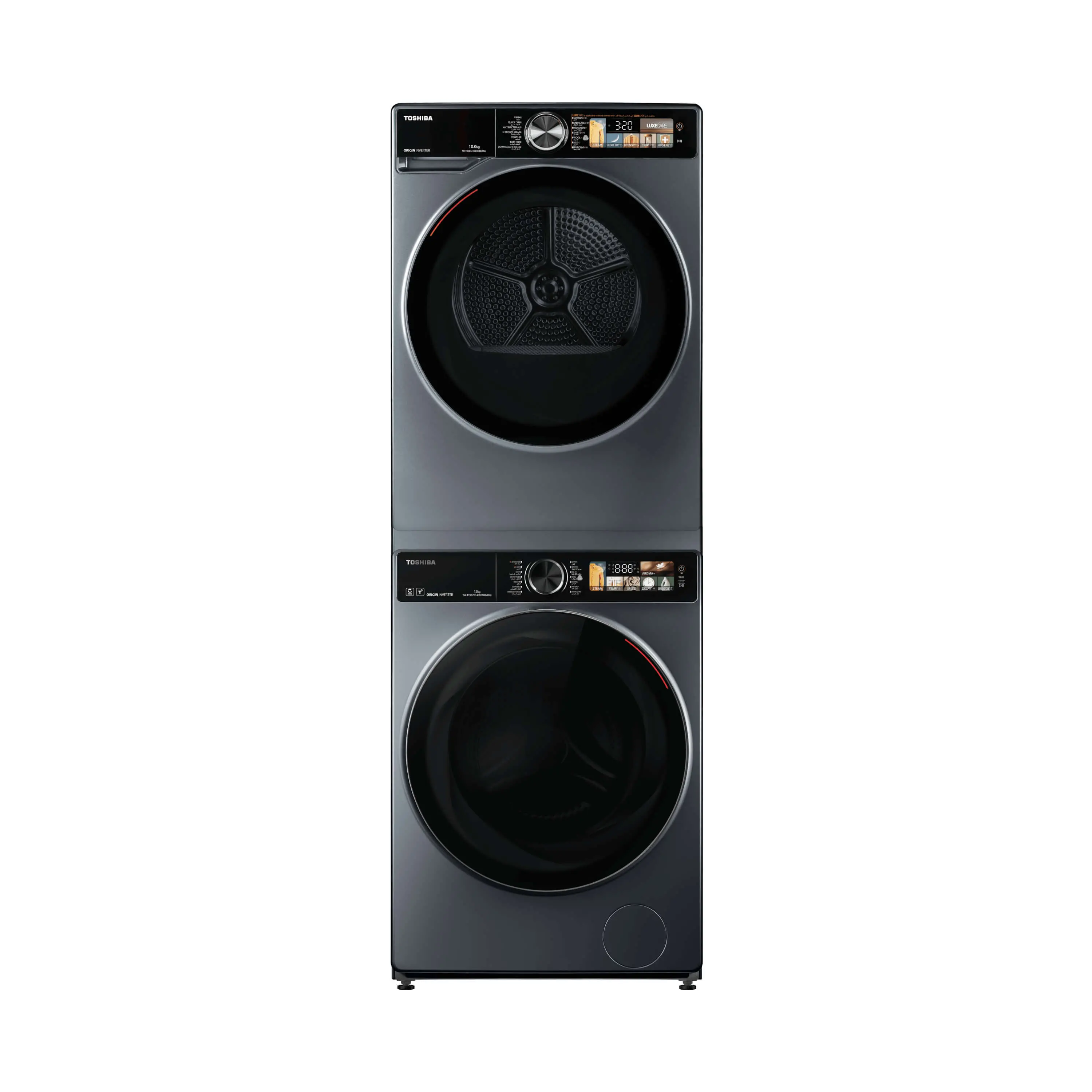 Toshiba FL Washer 13kg, 3D Display,GreatWave,Origin Inverter