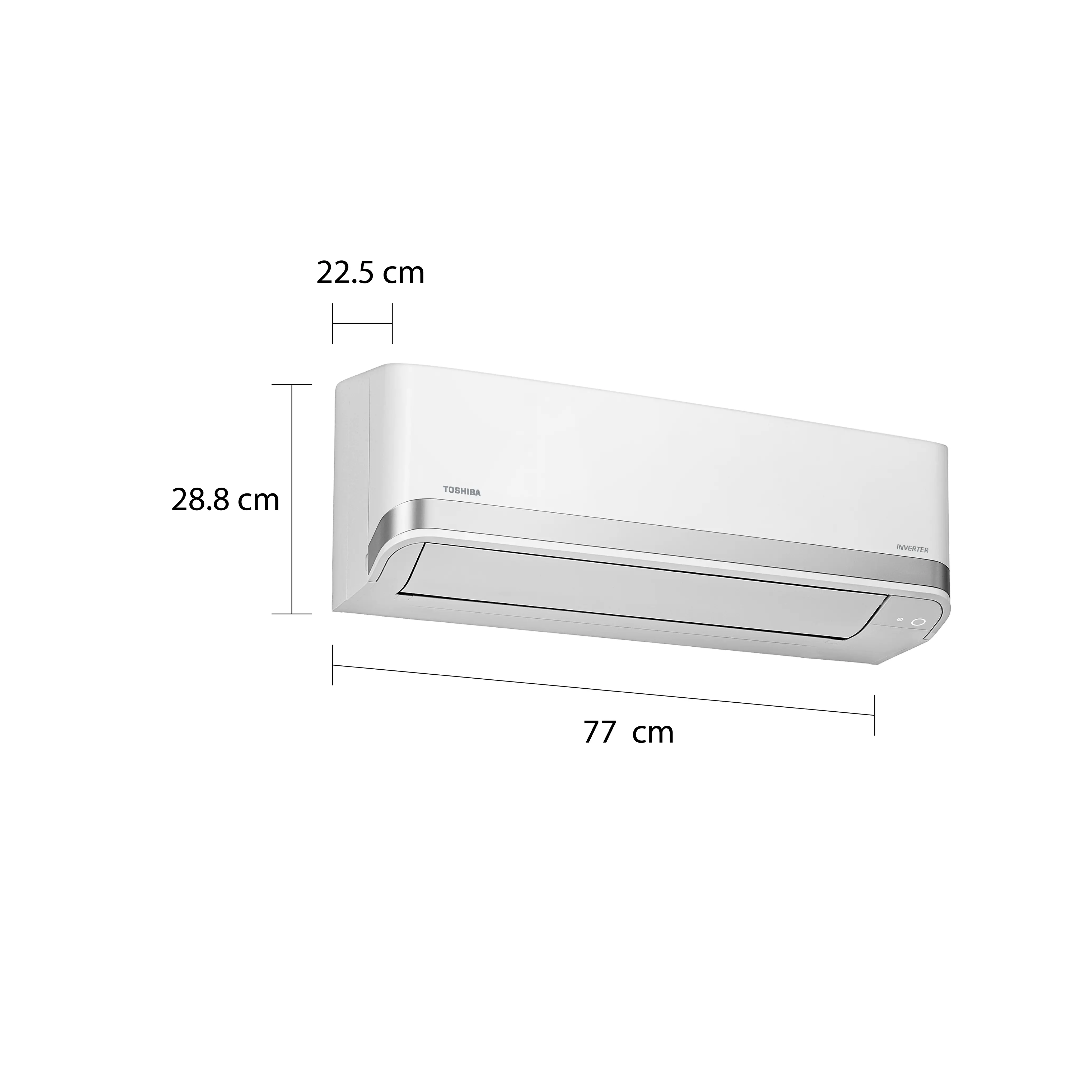 เครื่องปรับอากาศ 9,200 BTU โตชิบา รุ่น RAS-10TKCV2G-T