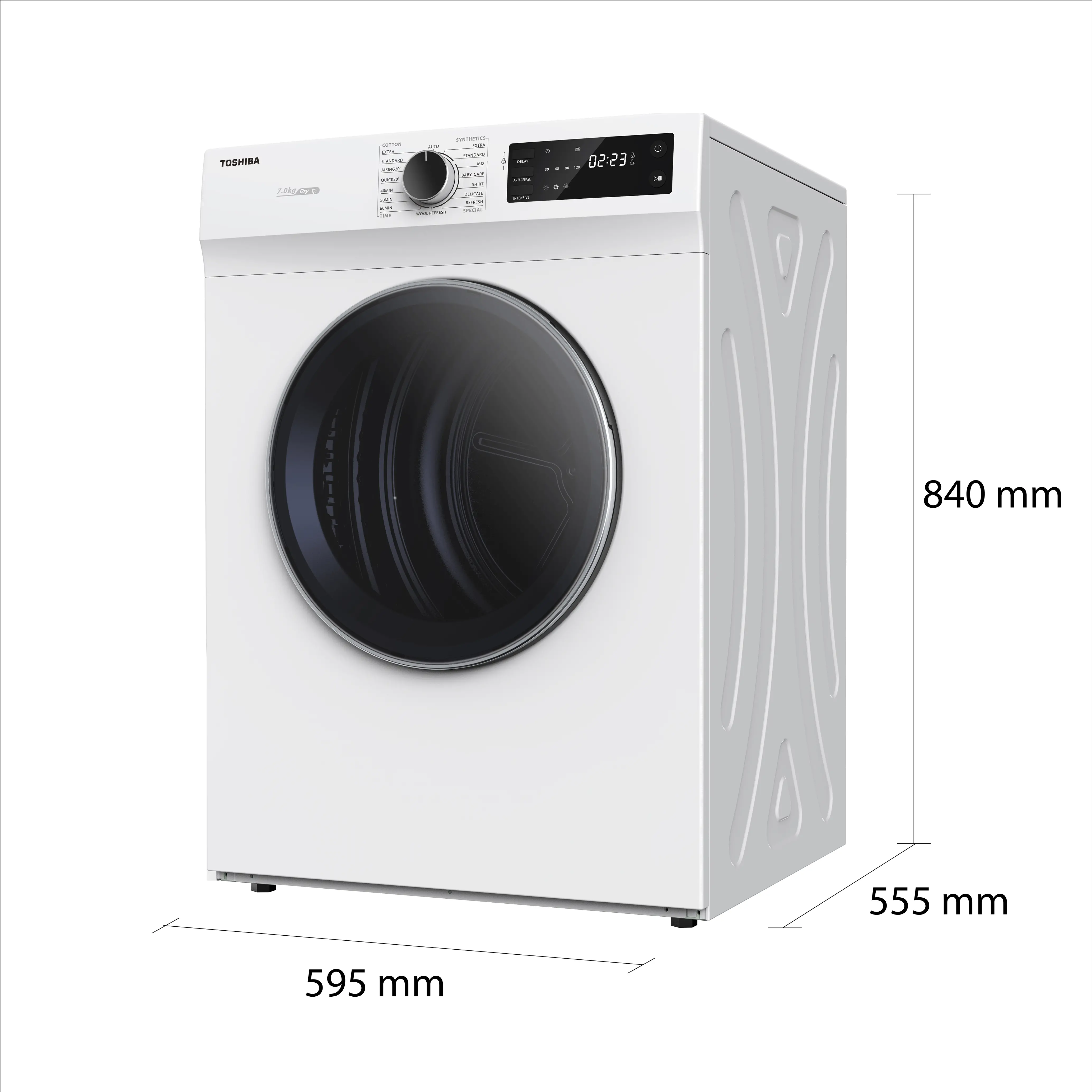 เครื่องอบผ้า 7 กก. โตชิบา รุ่น TD-H80SET ภาพที่ 8