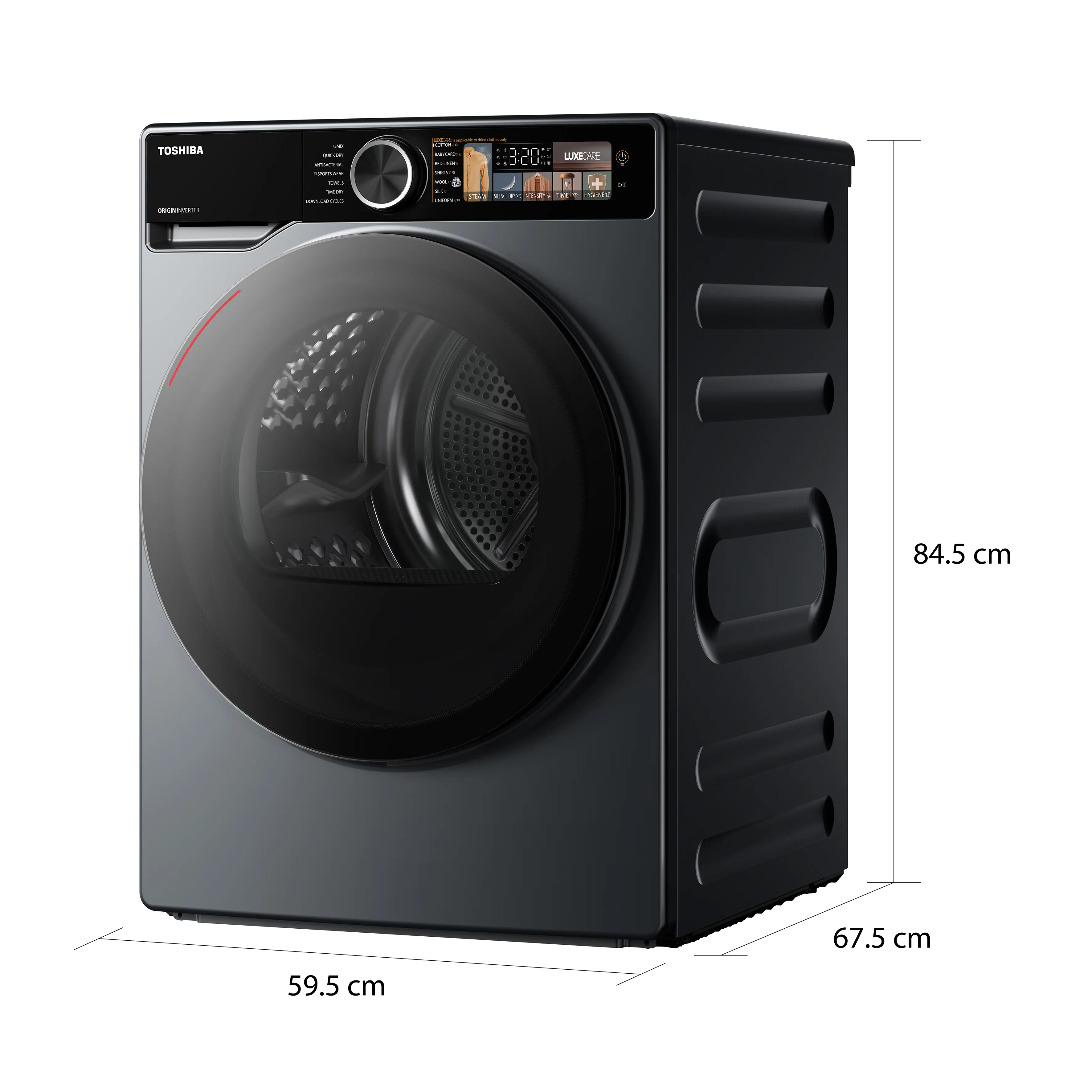 เครื่องอบผ้า 10 กก. โตชิบา รุ่น TD-T25BS110HWT(MG) ภาพที่ 2