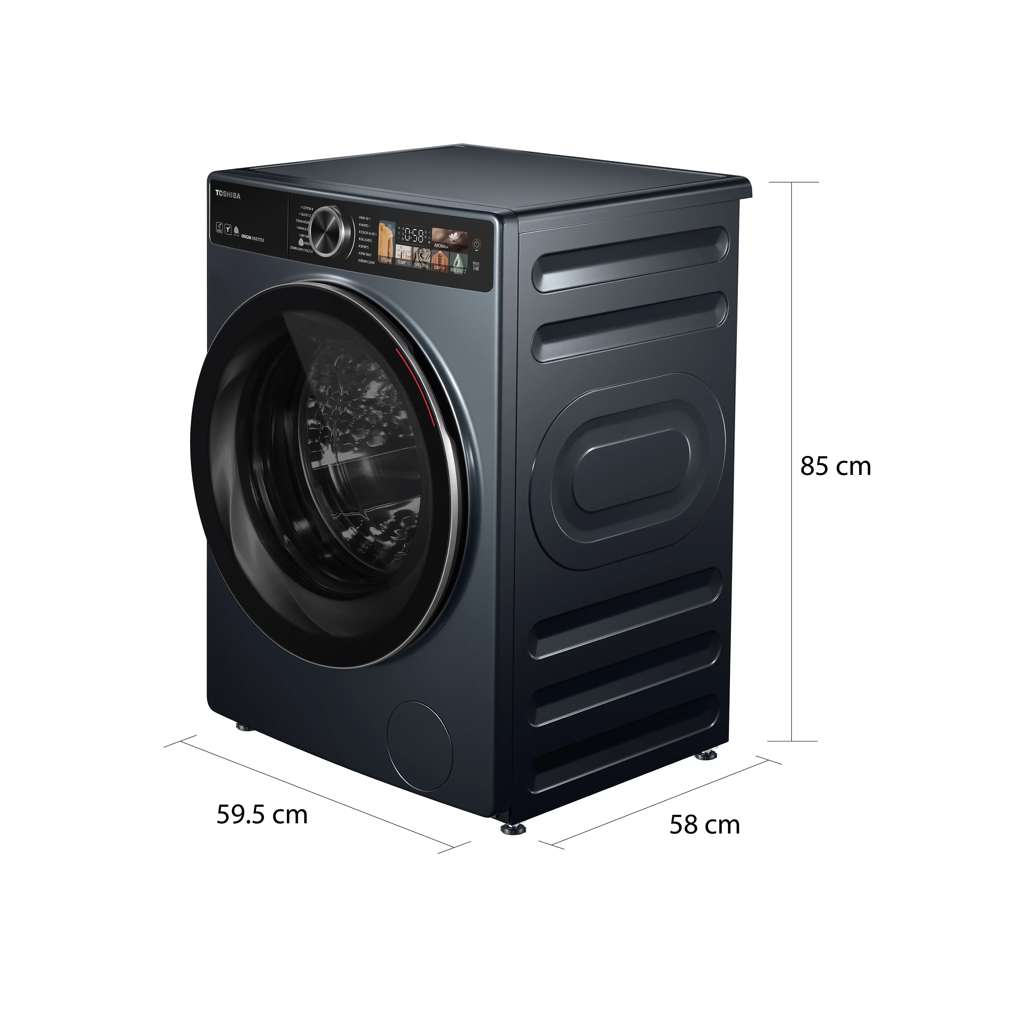 เครื่องซักผ้าฝาหน้า 10.5 กก. โตชิบา รุ่น TW-T25BU115MWT(MG)
