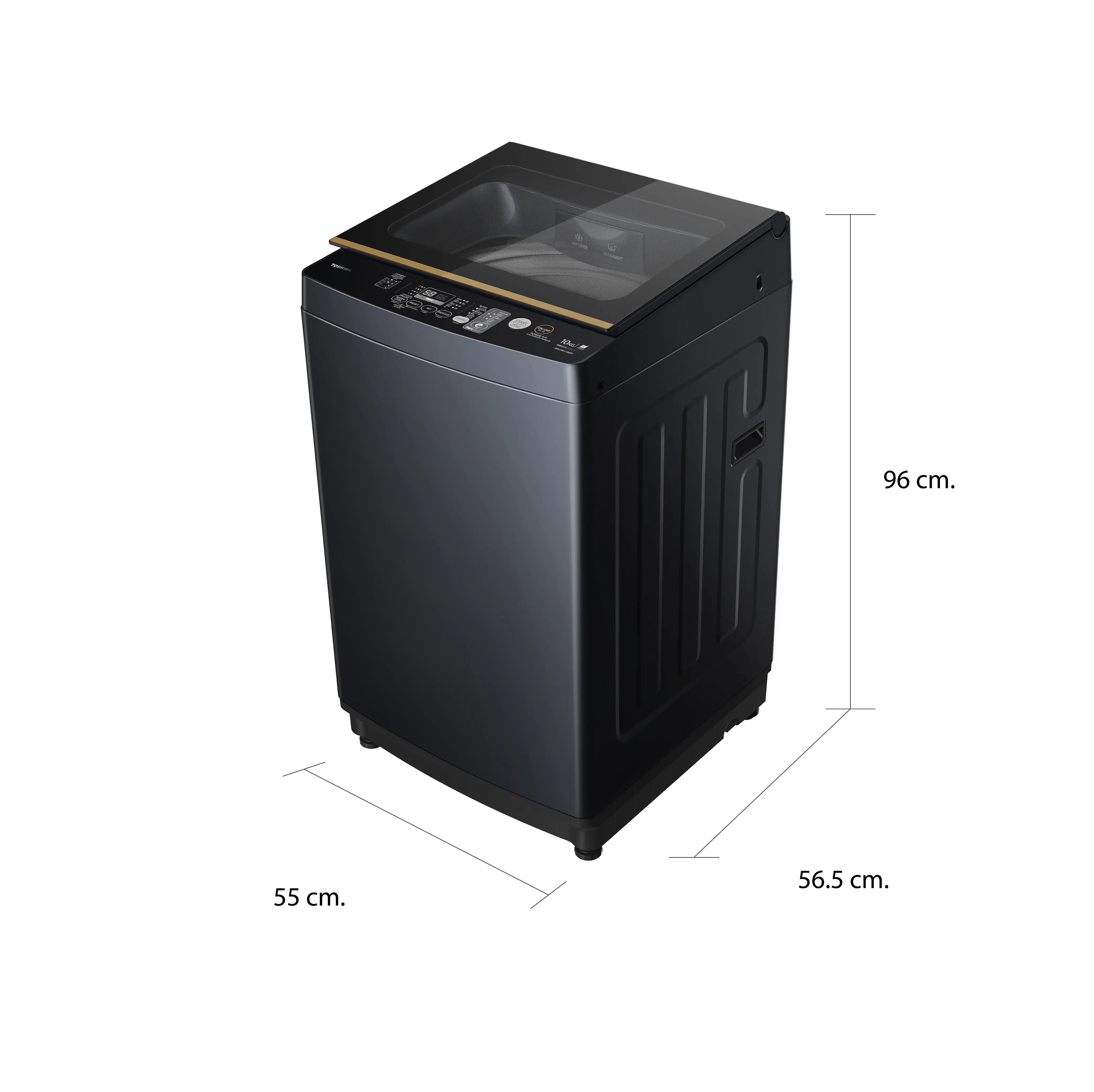 เครื่องซักผ้าฝาบน 10 กก. โตชิบา รุ่น AW-DM1100PT(MK)