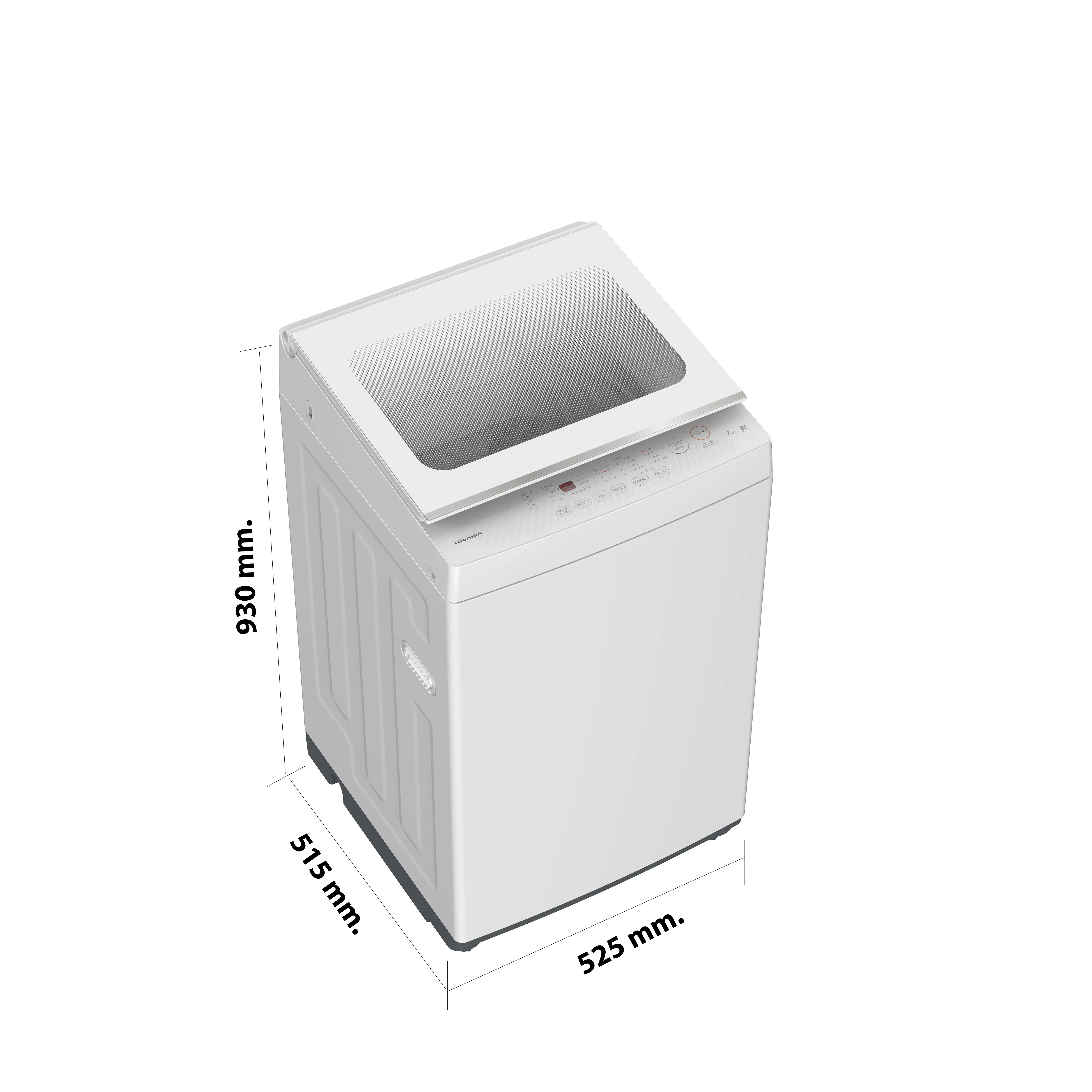 เครื่องซักผ้าฝาบน 8 กก. โตชิบา รุ่น AW-M901BT(WW)