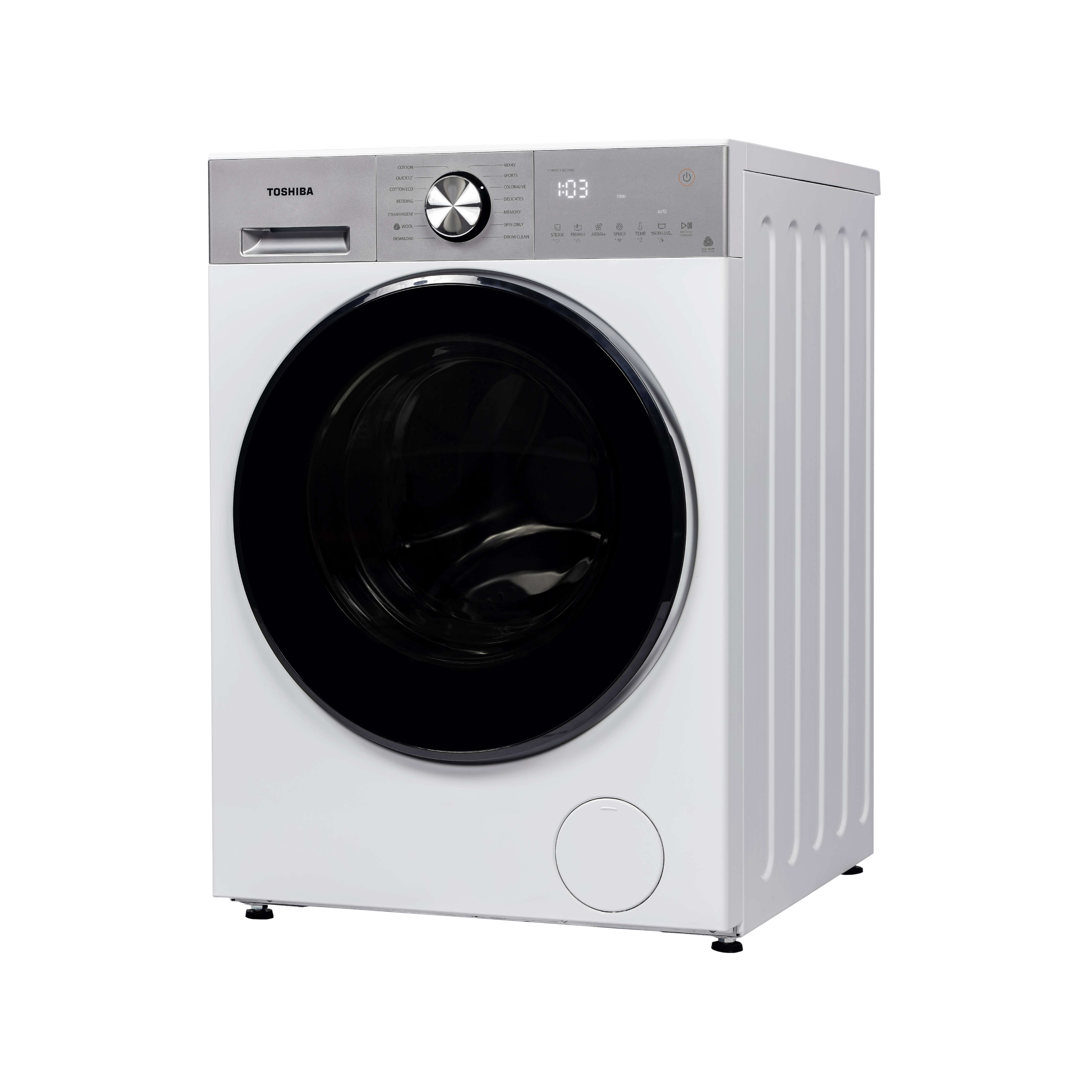 เครื่องซักผ้าฝาหน้า 13 กก. โตชิบา รุ่น TW-T33B140UWT(WS) ภาพที่ 2