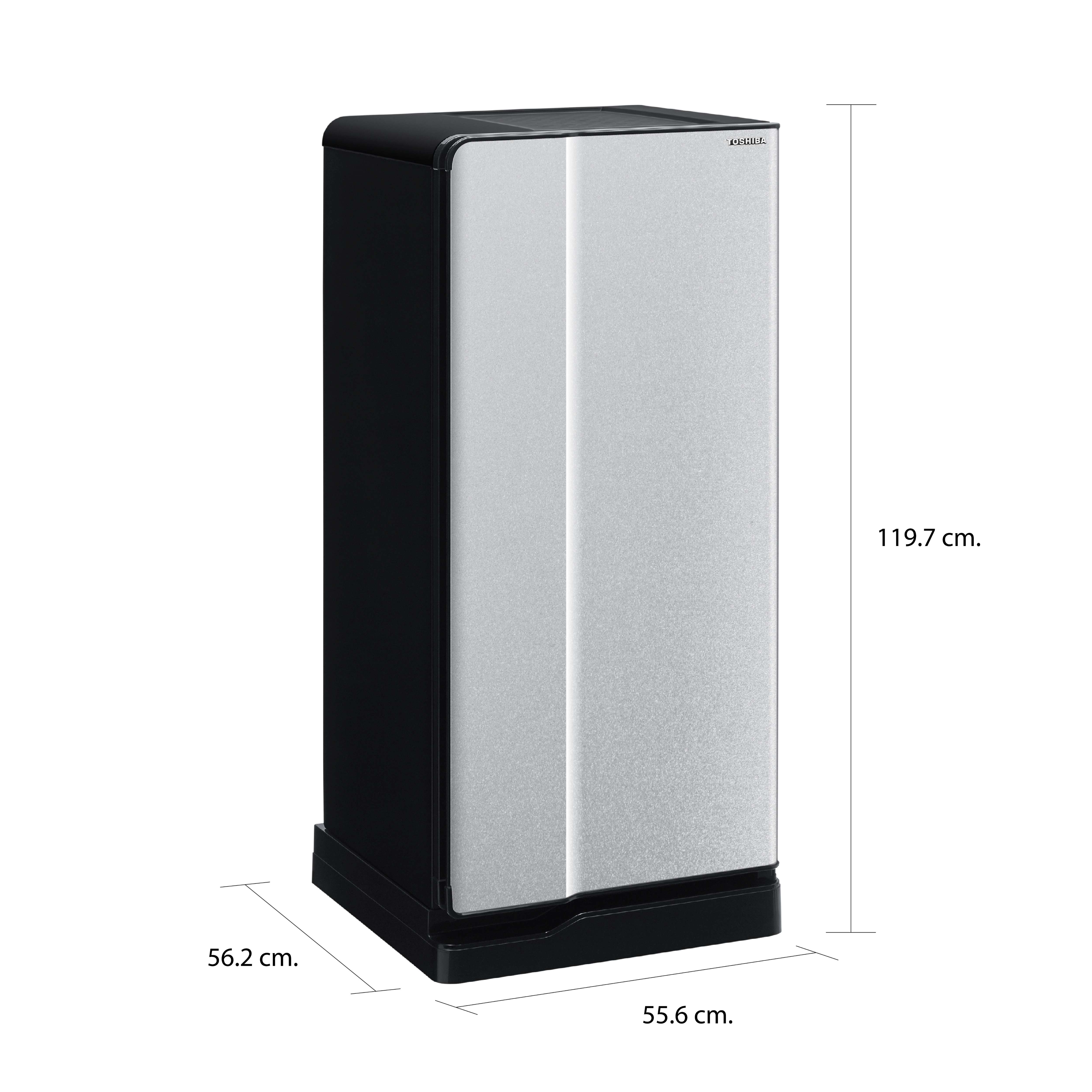 ขนาดและมิติ ตู้เย็น 1 ประตู 6.0 คิว โตชิบา รุ่น GR-D175MS