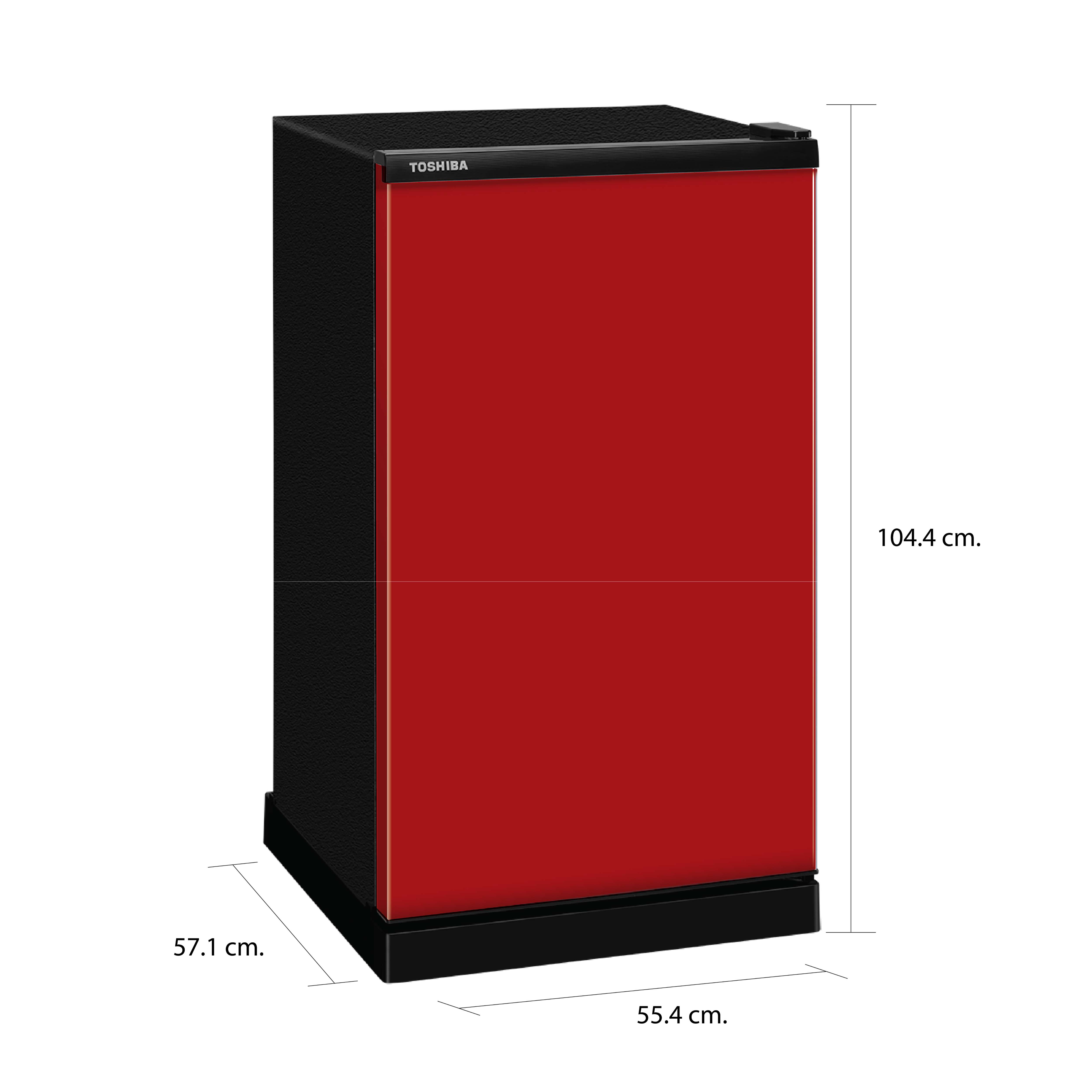 ขนาดและมิติ ตู้เย็น 1 ประตู 5.2 คิว โตชิบา รุ่น GR-W149CR