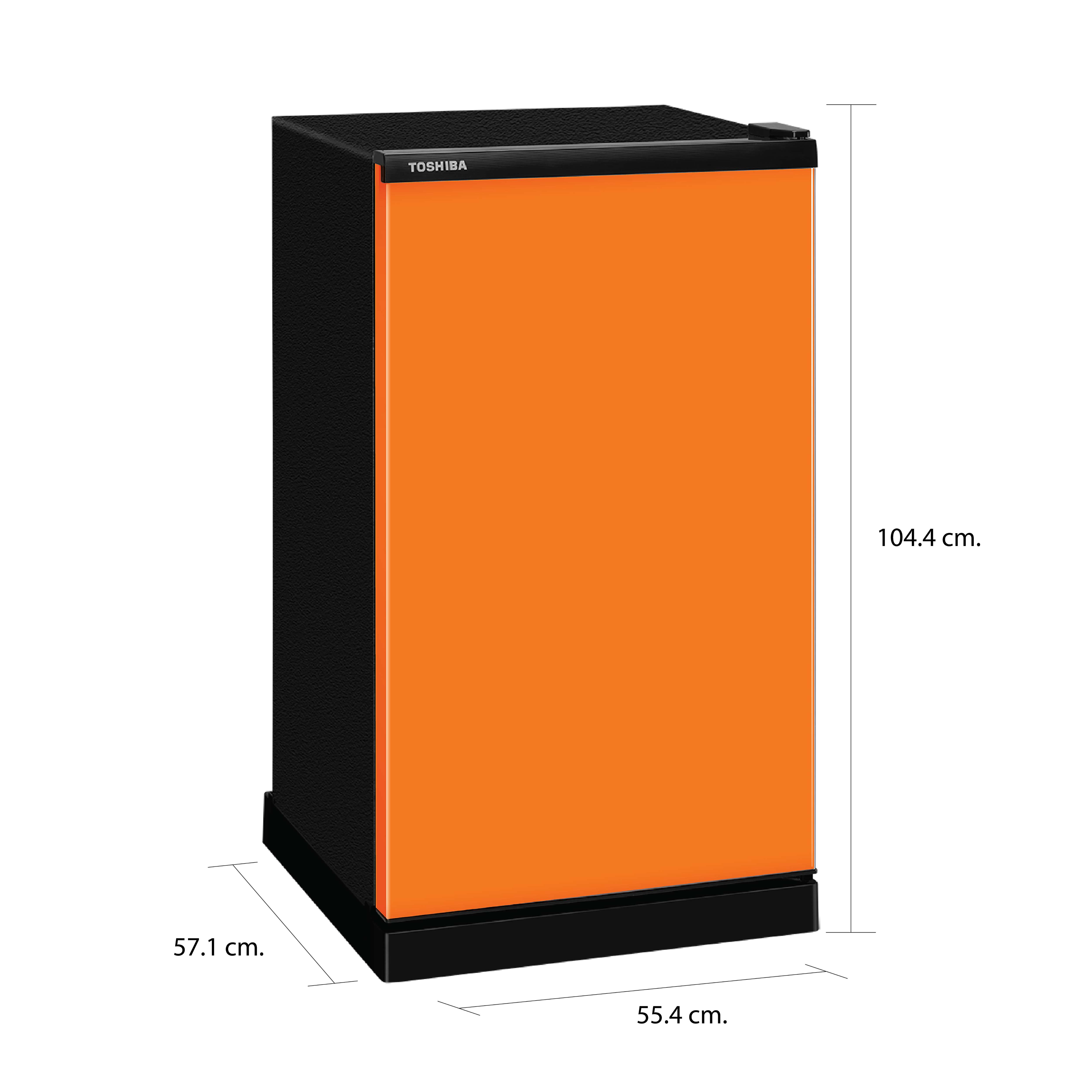 ขนาดและมิติ ตู้เย็น 1 ประตู 5.2 คิว โตชิบา รุ่น GR-W149MO
