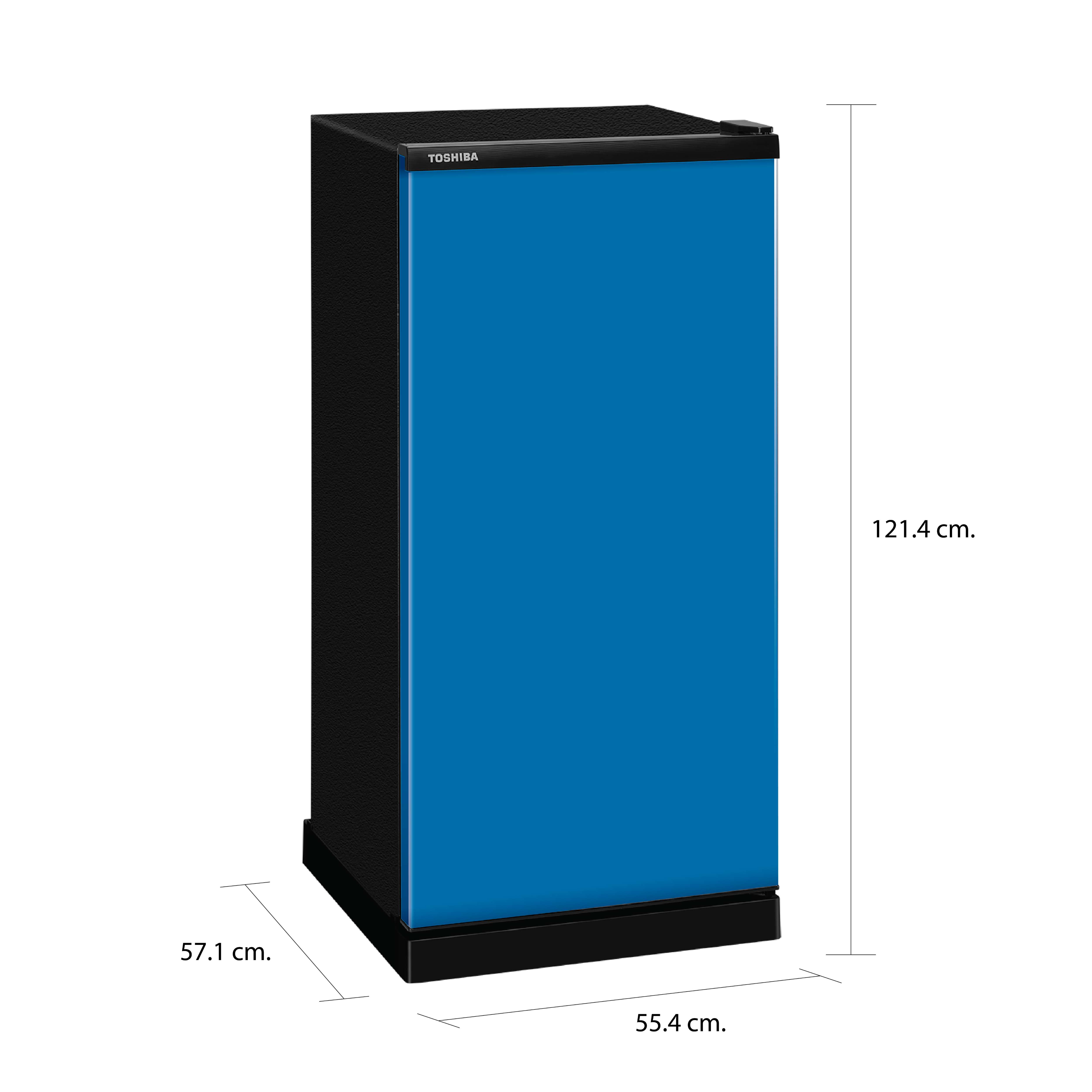 ขนาดและมิติ ตู้เย็น 1 ประตู 6.4 คิว โตชิบา รุ่น GR-W189CB