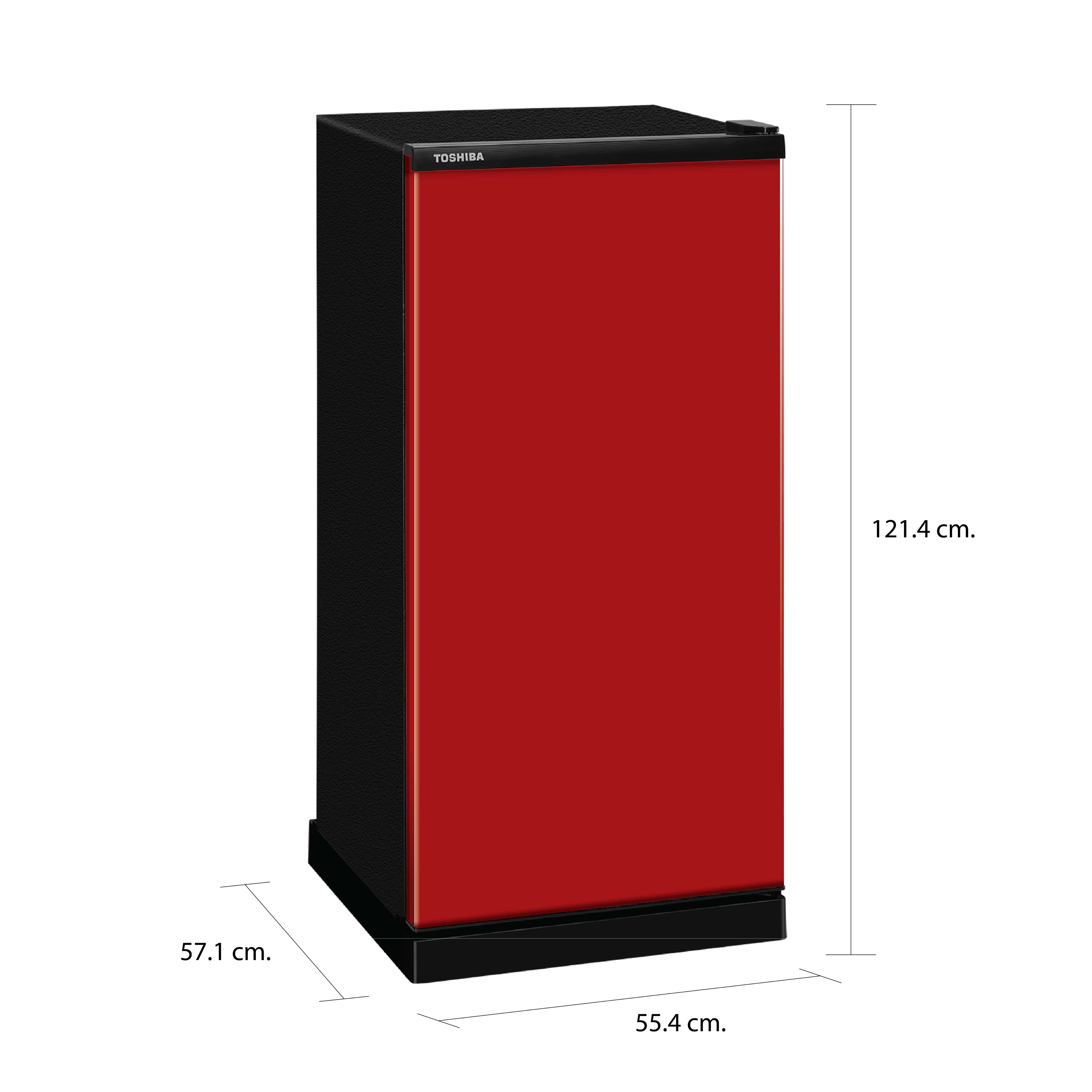 ขนาดและมิติ ตู้เย็น 1 ประตู 6.4 คิว โตชิบา รุ่น GR-W189CR