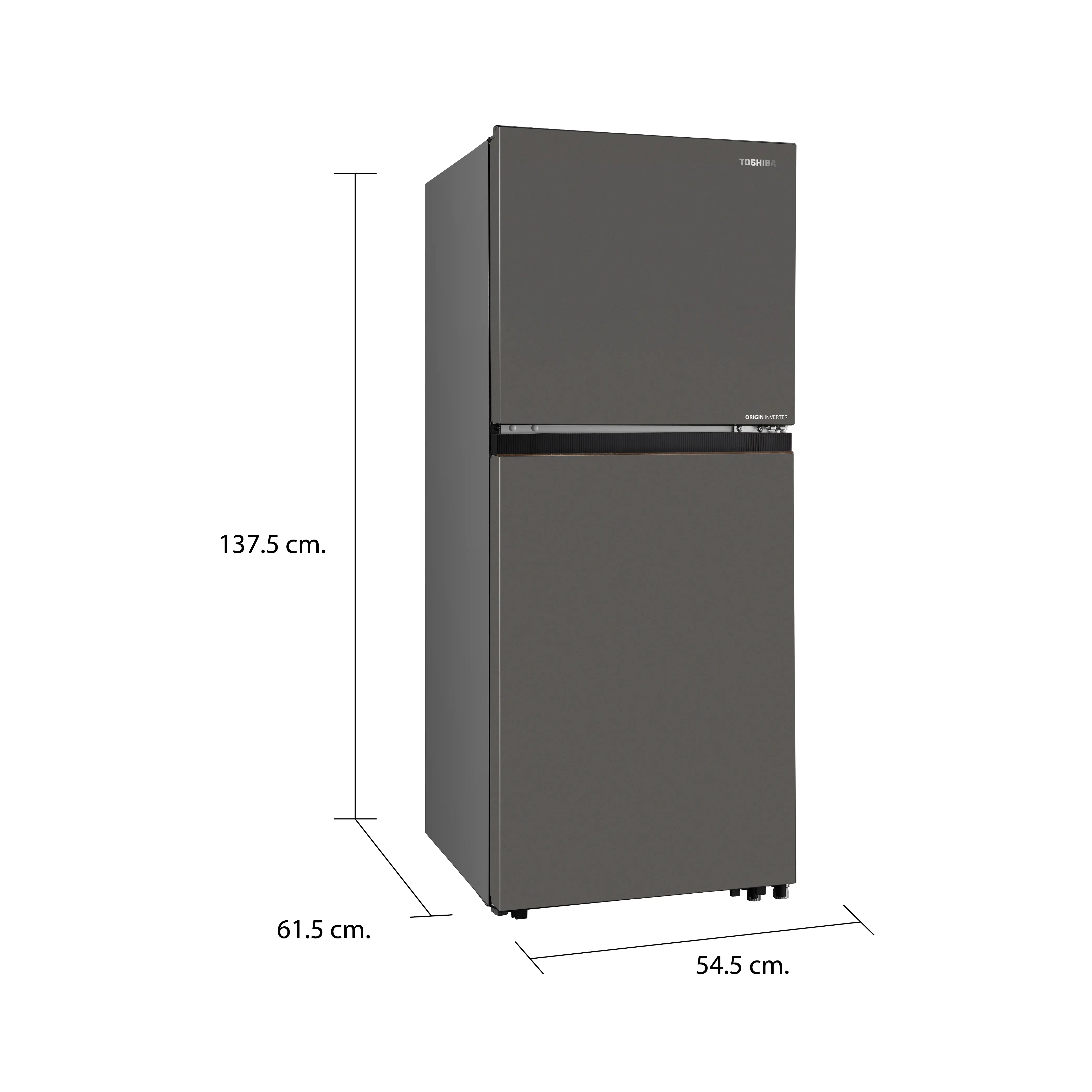 ตู้เย็น 2 ประตู 7.3 คิว โตชิบา รุ่น GR-RT268WE-PMTH(50)