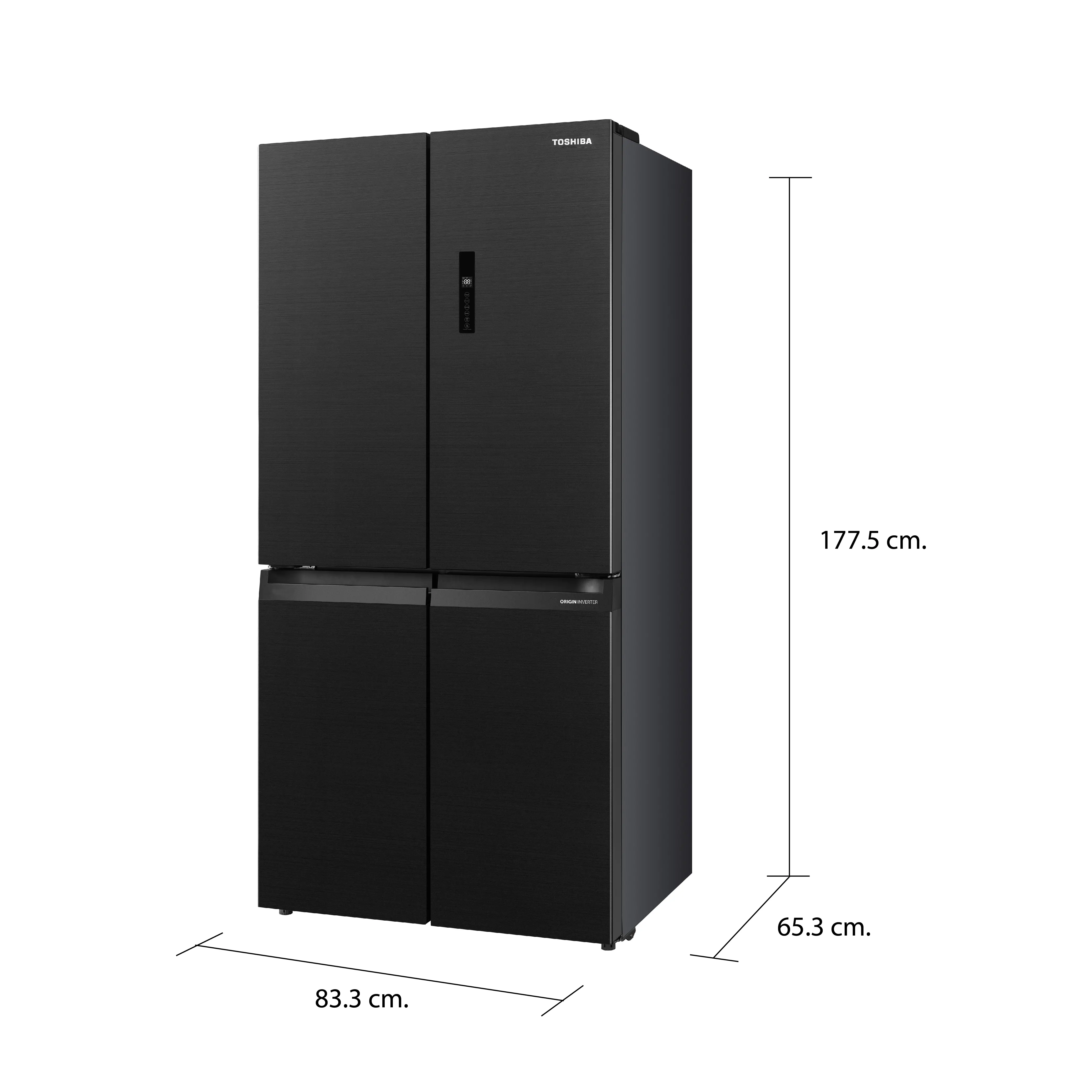 ตู้เย็น 4 ประตู 16.7 คิว โตชิบา รุ่น GR-RF611WI-PMTH(60)
