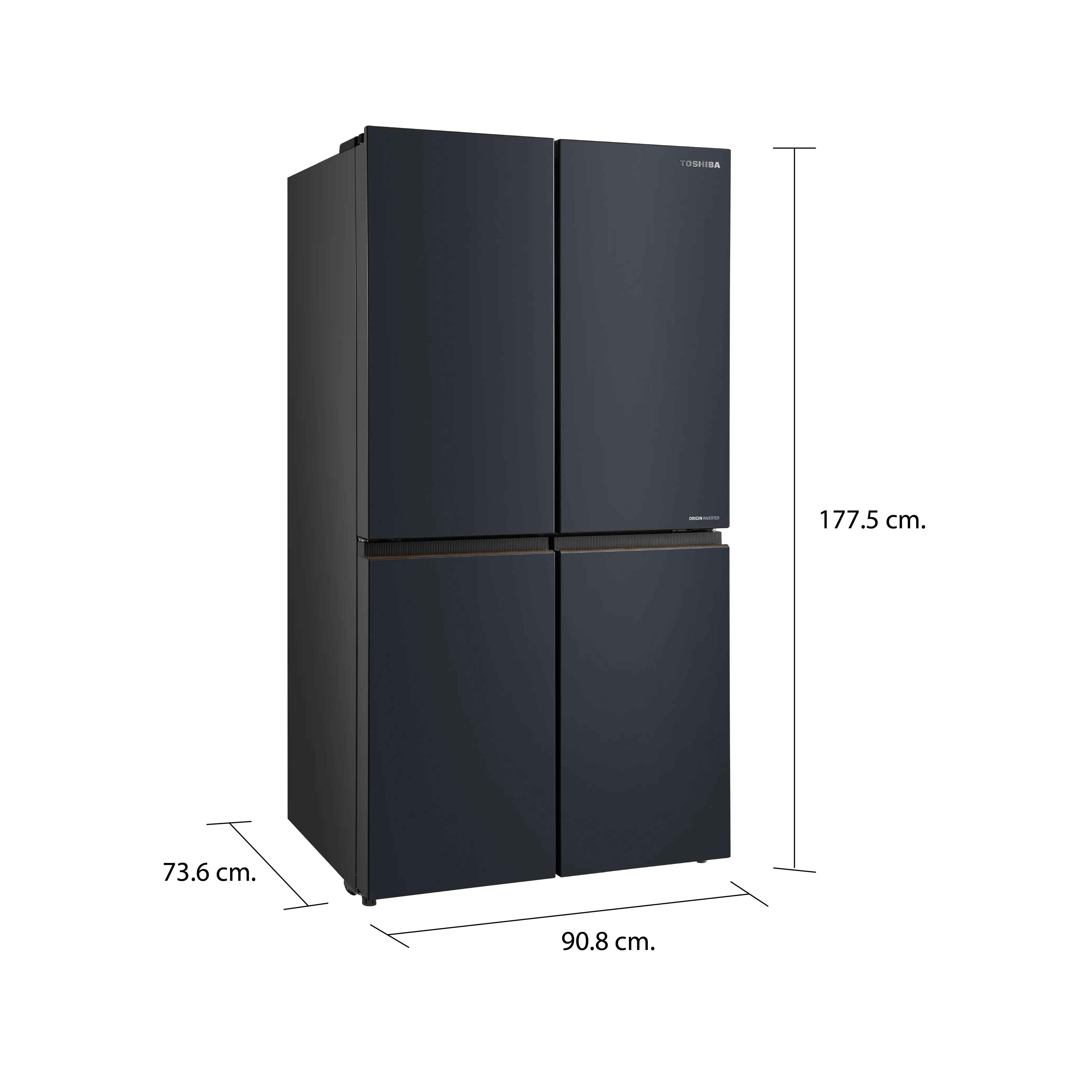 ตู้เย็น 4 ประตู 25.1 คิว โตชิบา รุ่น GR-RF900WI-PMTH(06)